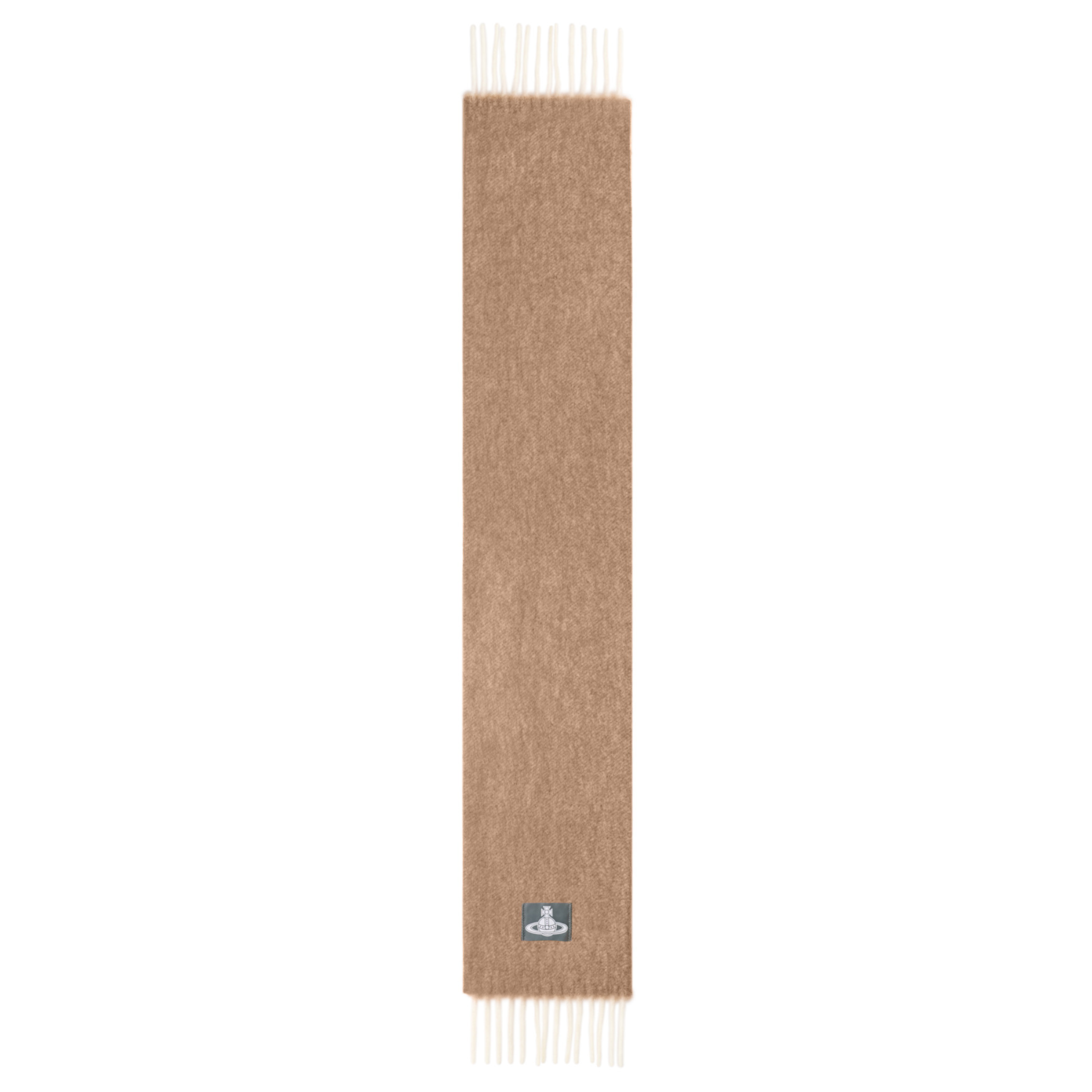 Womens Vivienne Westwood Beige Chunky Alpaca Scarf