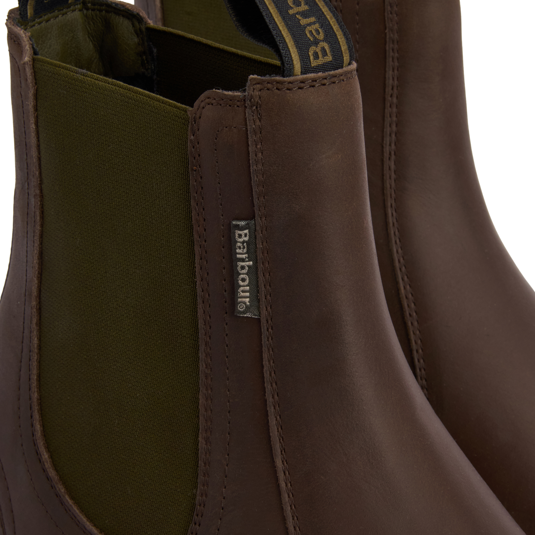 Mens Barbour Dark Brown Hale Chelsea Boots