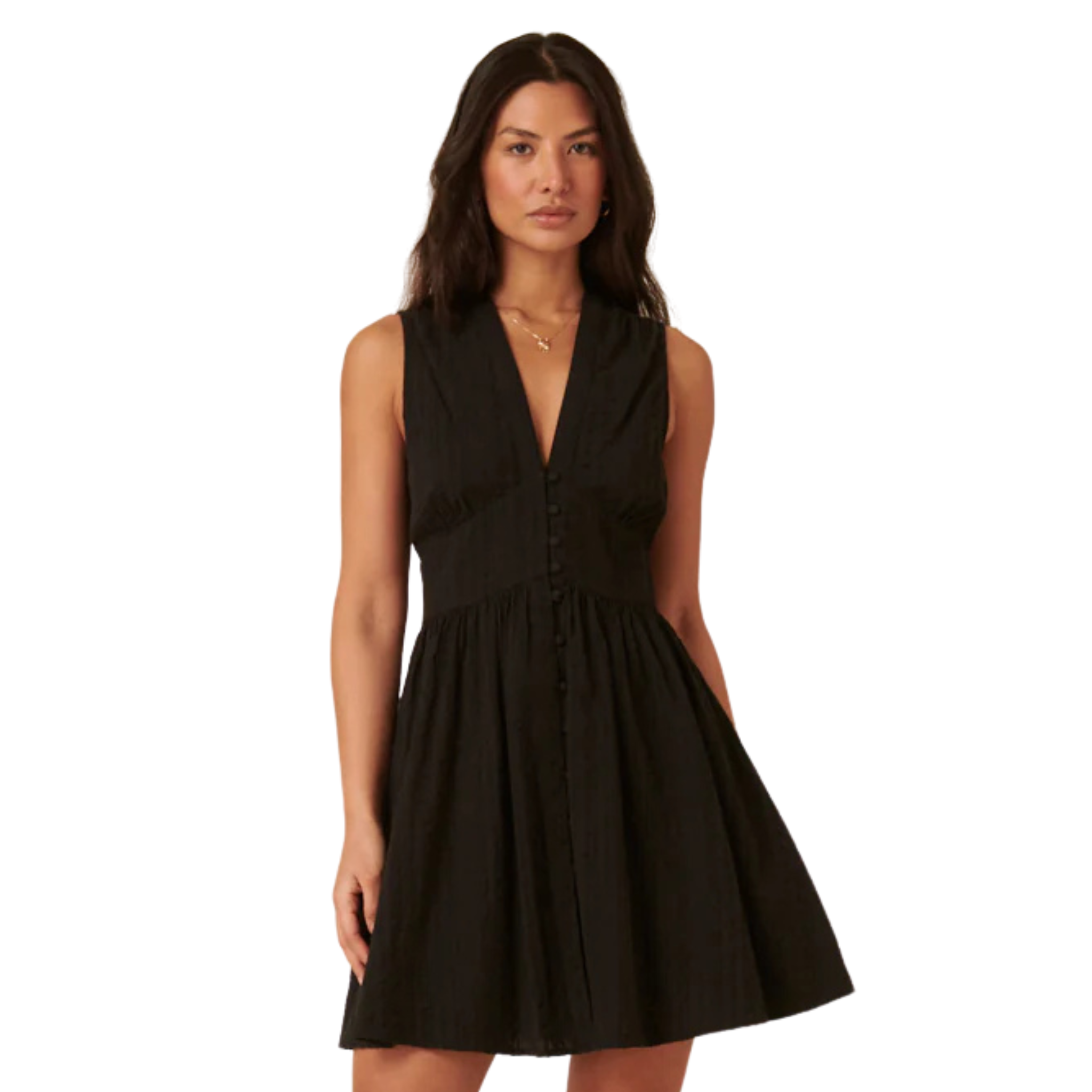 Womens Nobody's Child Black Starlight Sleeveless Mini Dress