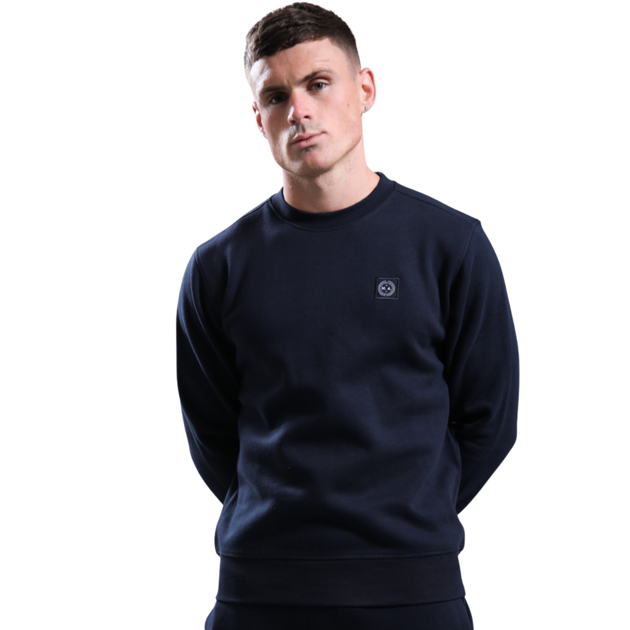 Mens Marshall Artist Navy Marchio Crew Sweatshirt