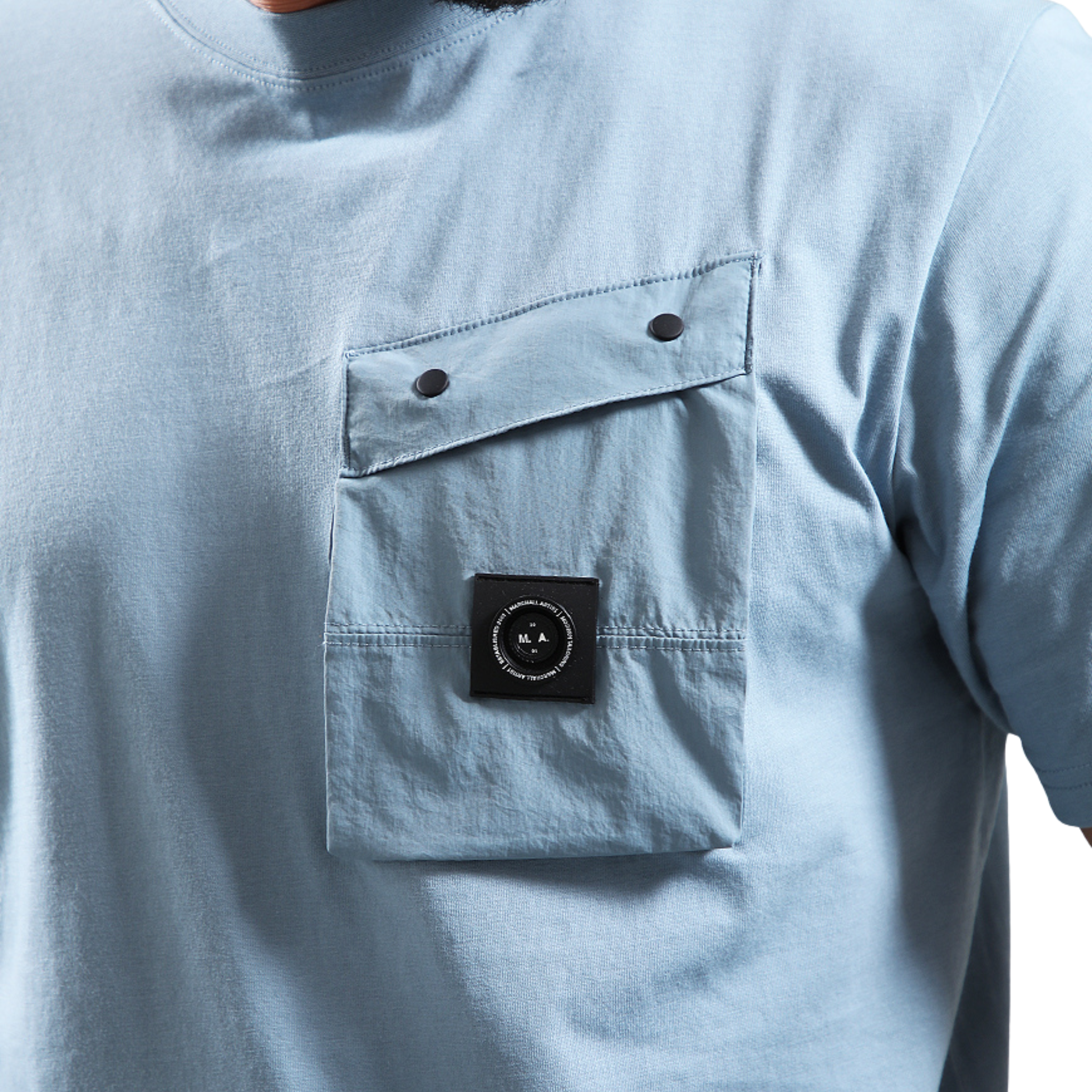 Mens Marshall Artist Steel Blue Proccera S/s T Shirt