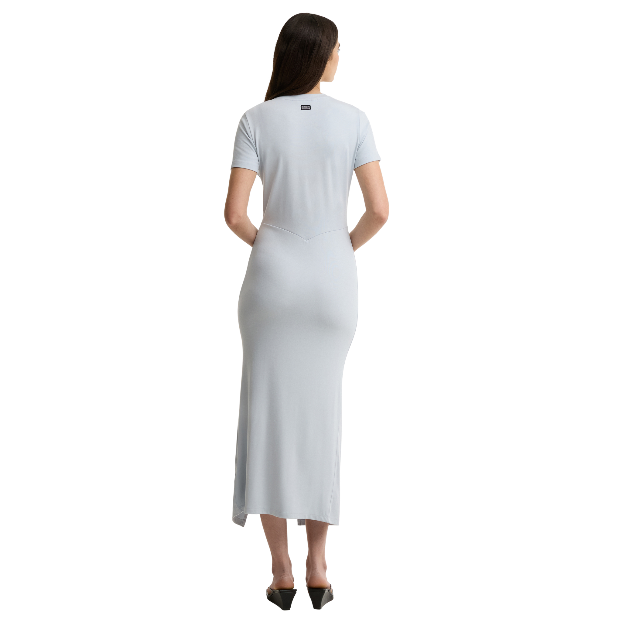 Womens Barbour International Pearl Blue Danica Midi Dress
