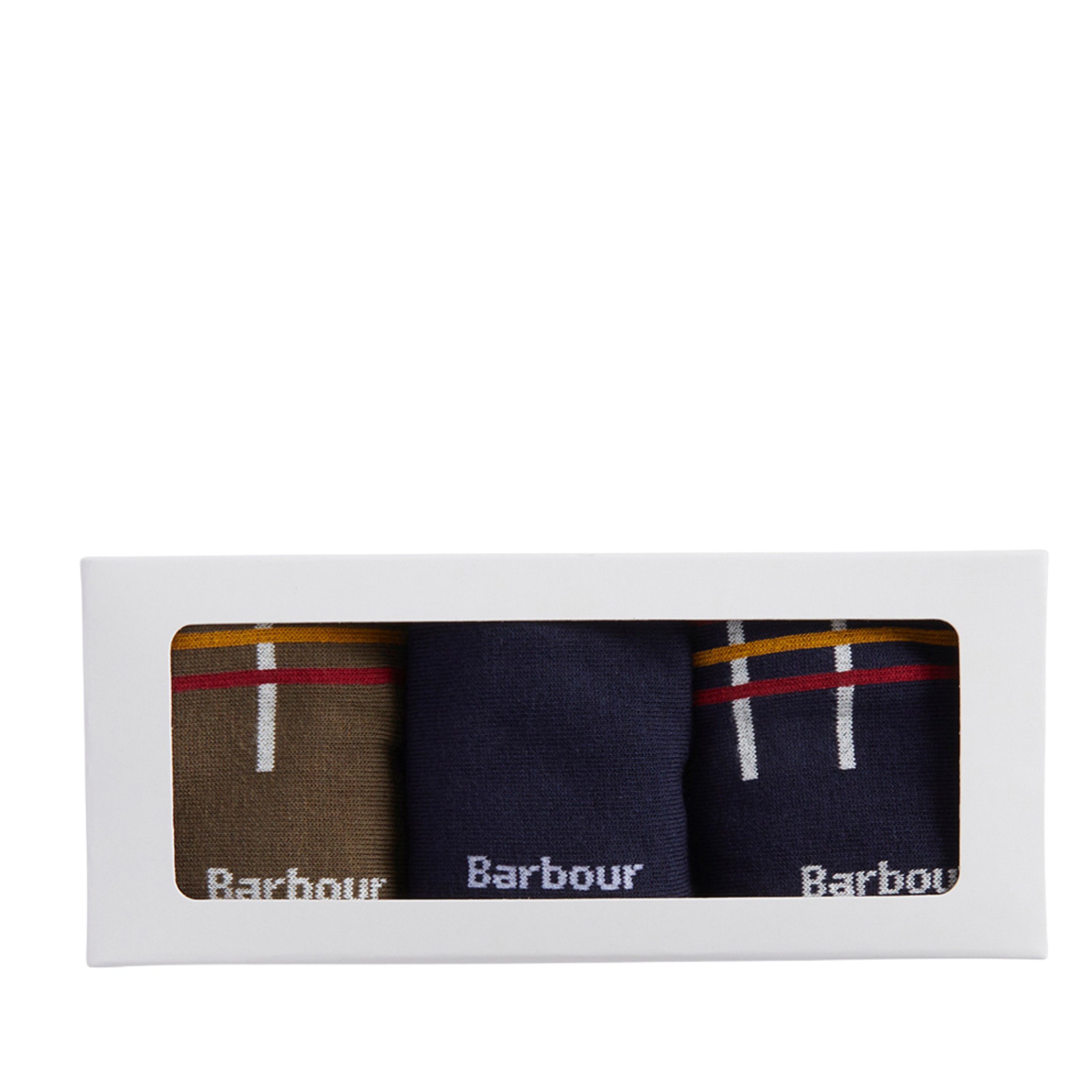Mens Barbour Classic Tartan Socks Gift Box Set