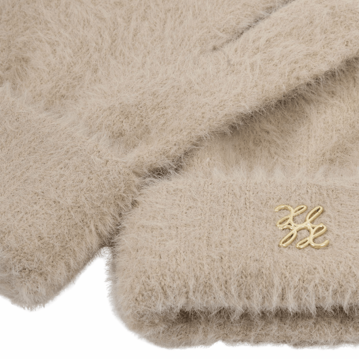 Womens Katie Loxton Taupe Boxed Soft Knit Gloves