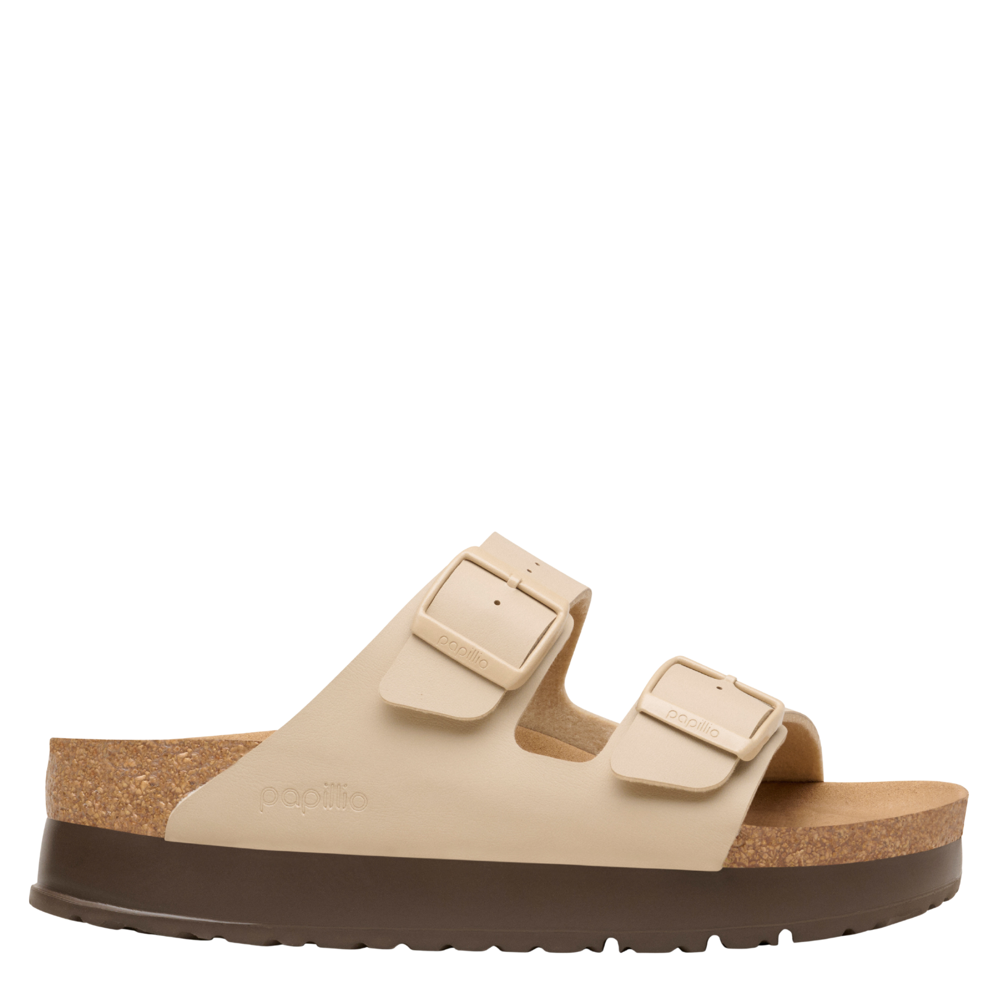 Womens Birkenstock Sandcastle Arizona Flex Platform BF Sandals