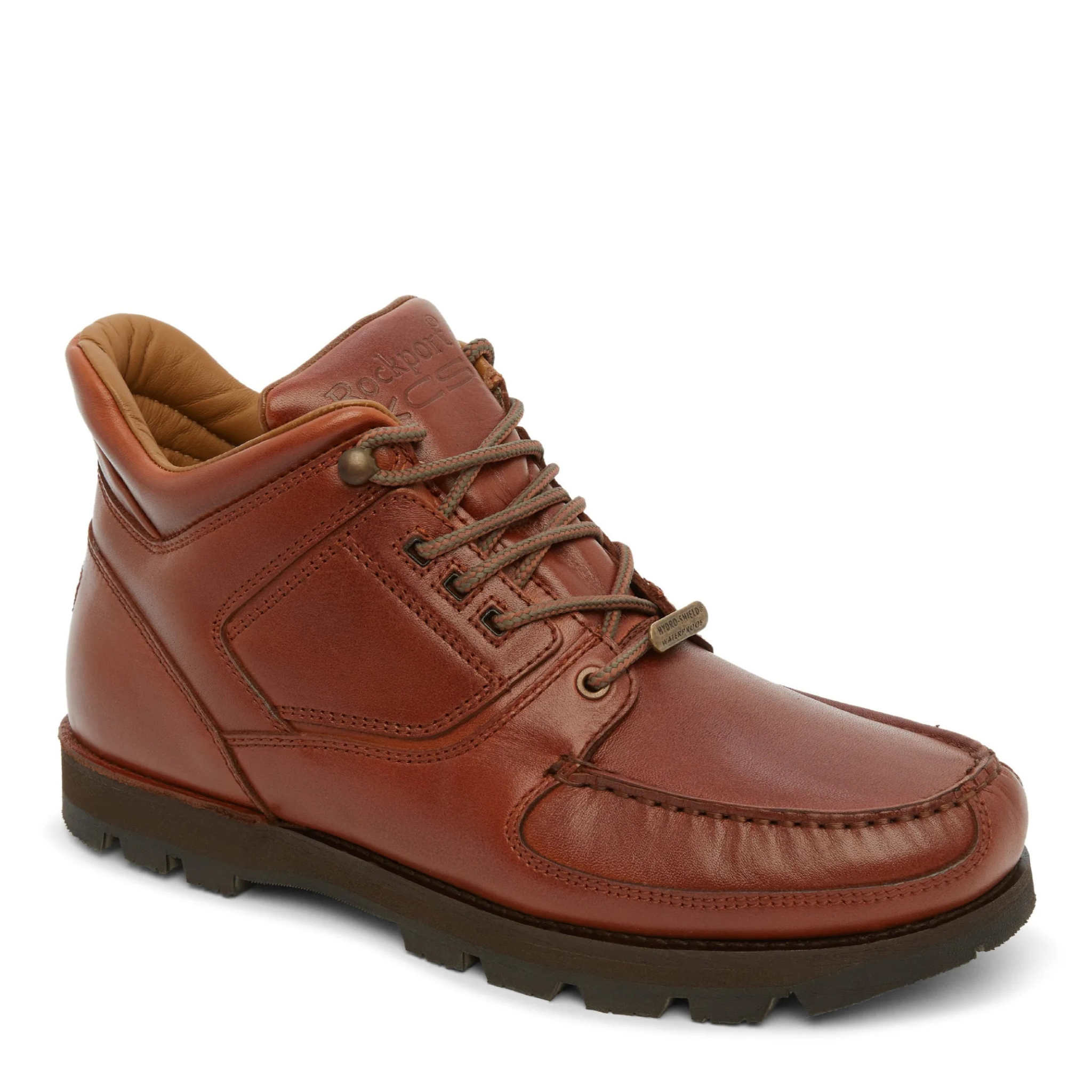 Mens Rockport Mahogany Umbwe Hiker Boots