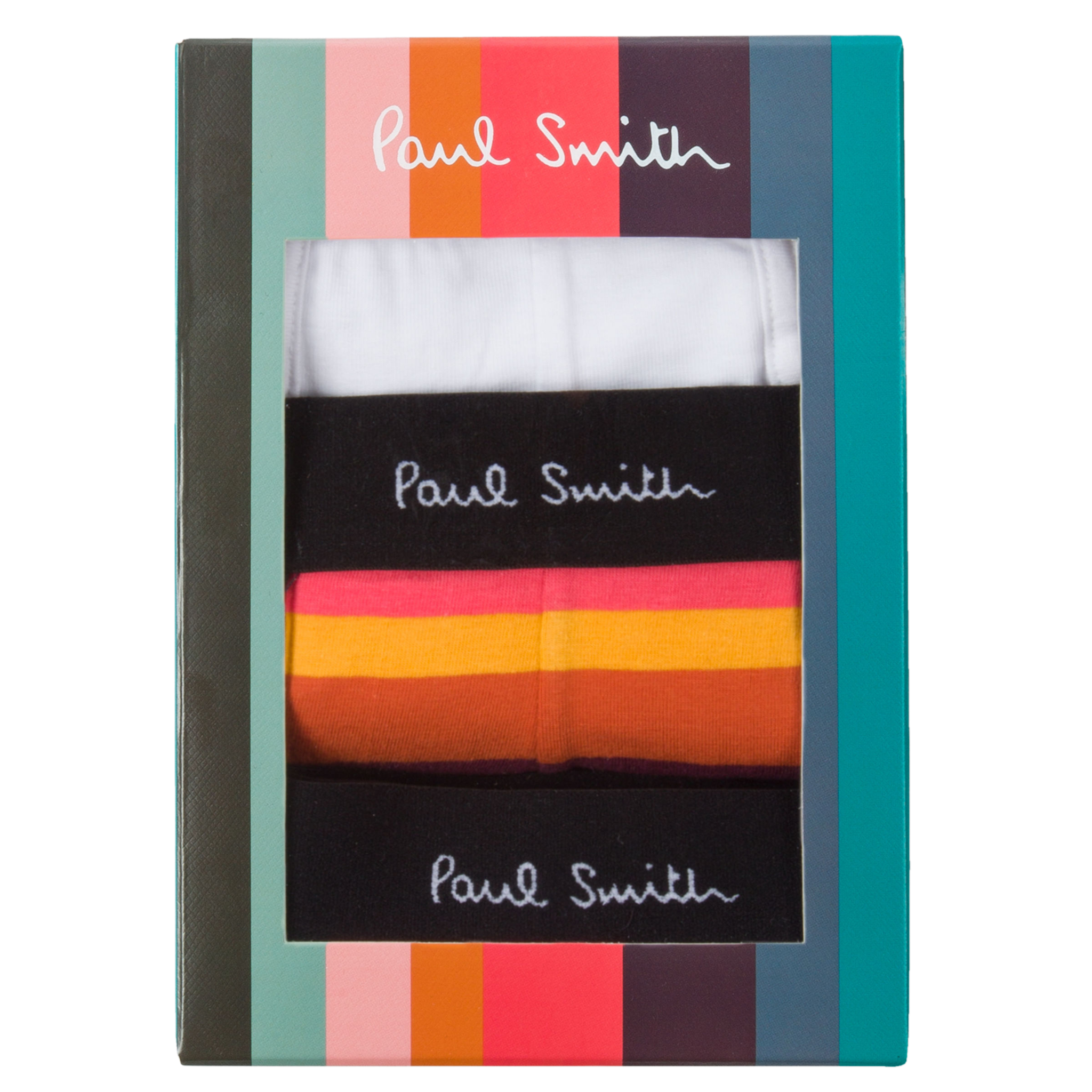 Mens Paul Smith Artist Stripe/Multi 3 Pack Trunks
