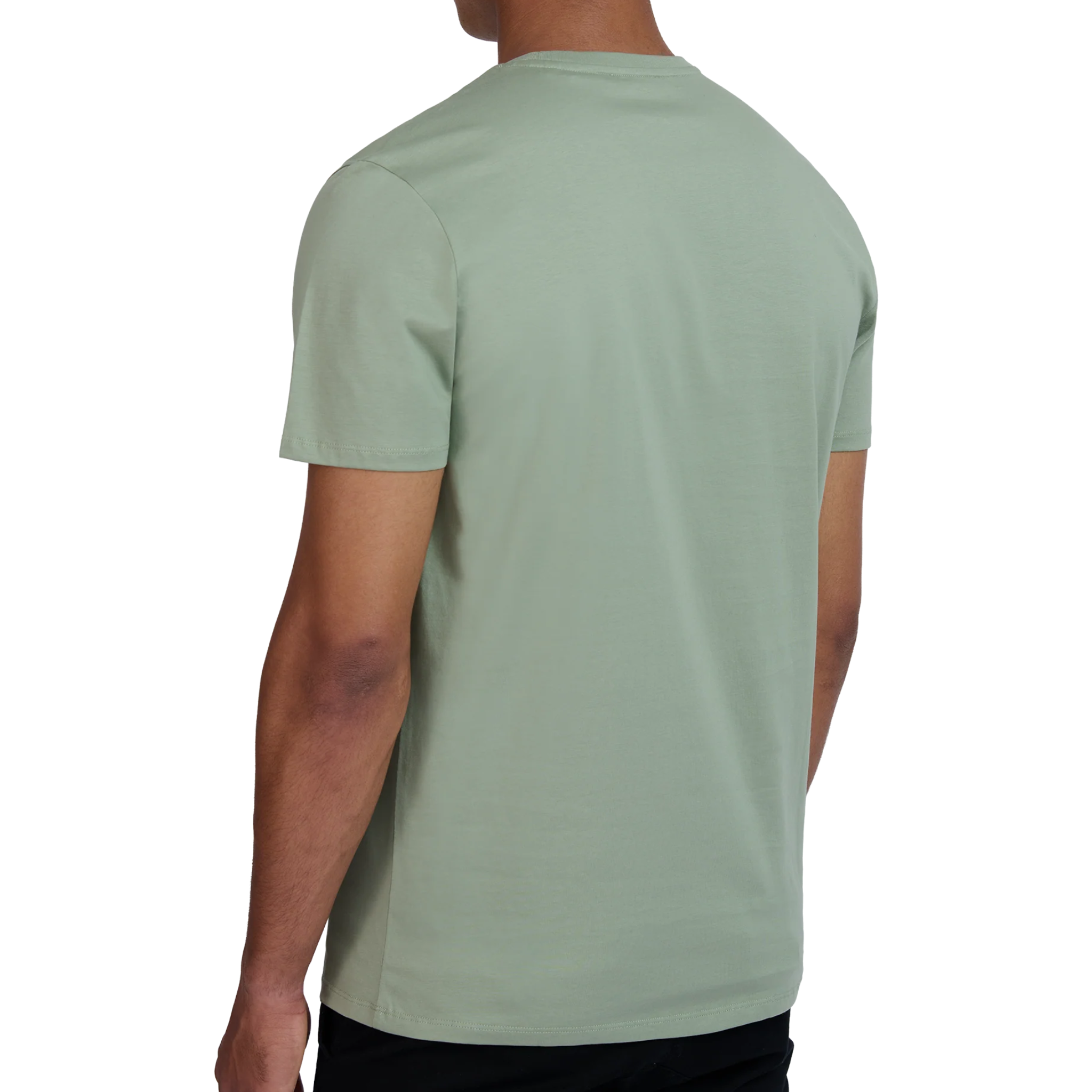 Mens Sandbanks Sage Badge Logo S/s T Shirt