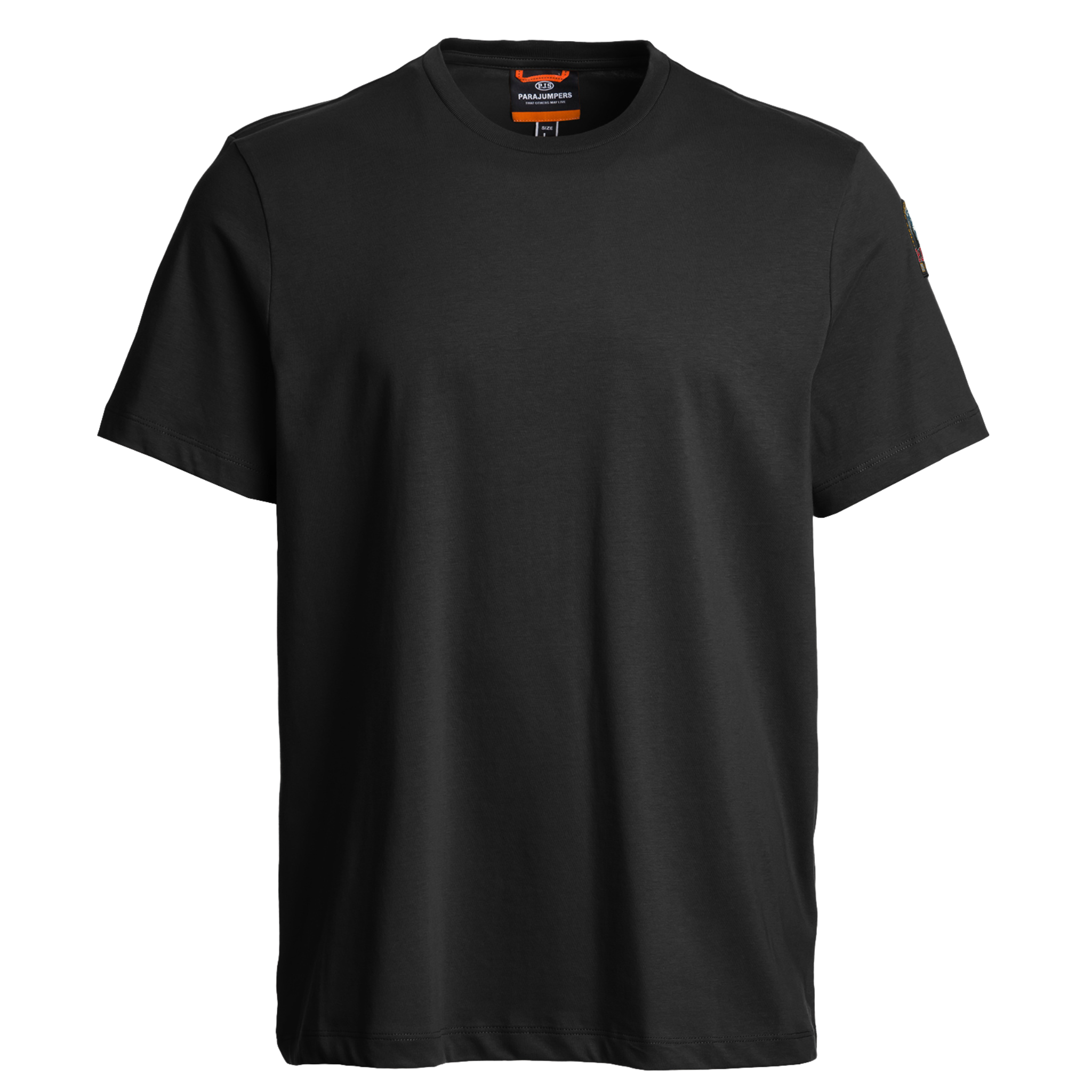 Mens Parajumpers Black Shispare S/s T Shirt