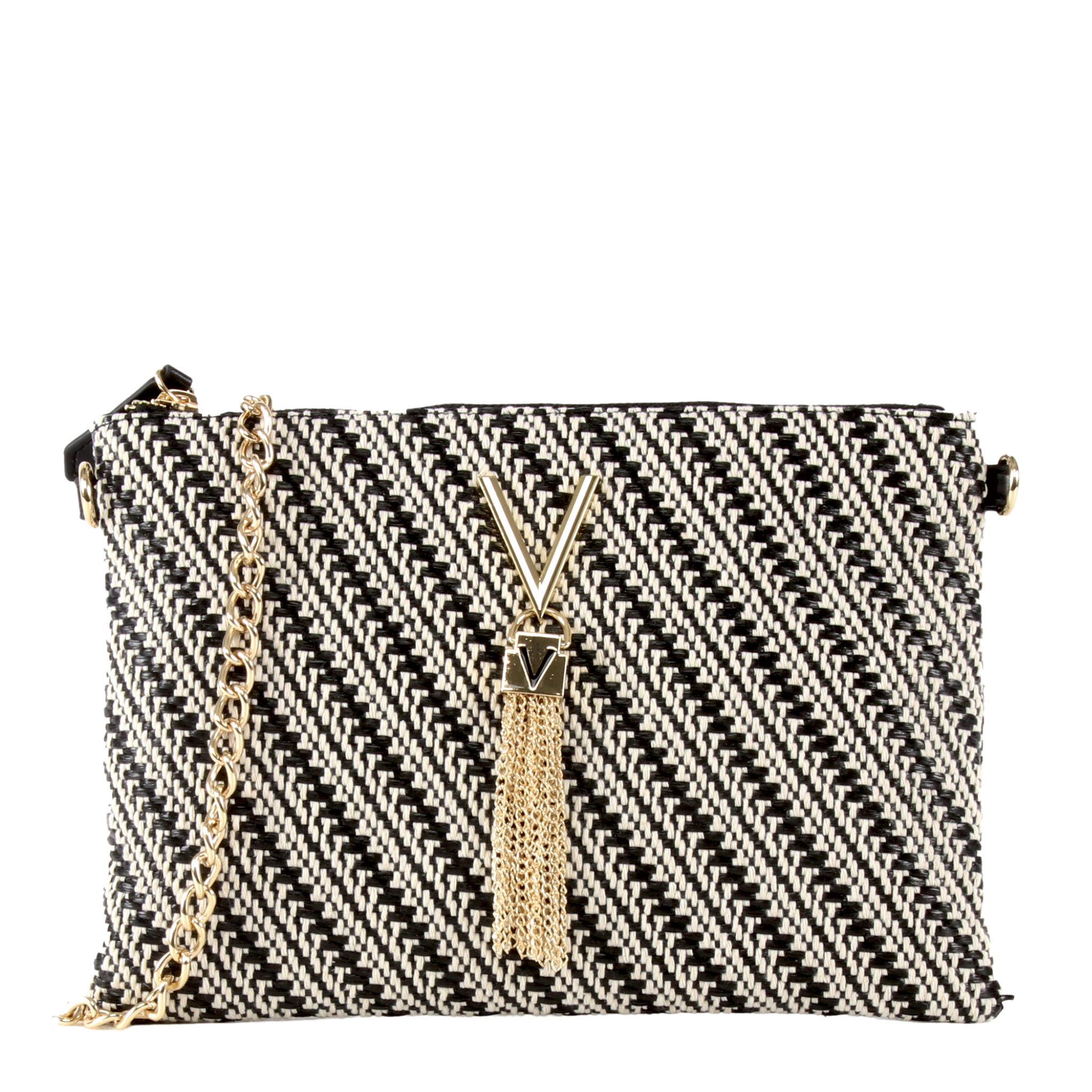 Womens Valentino Black/Multi Divina Summer Pouch Crossbody Bag