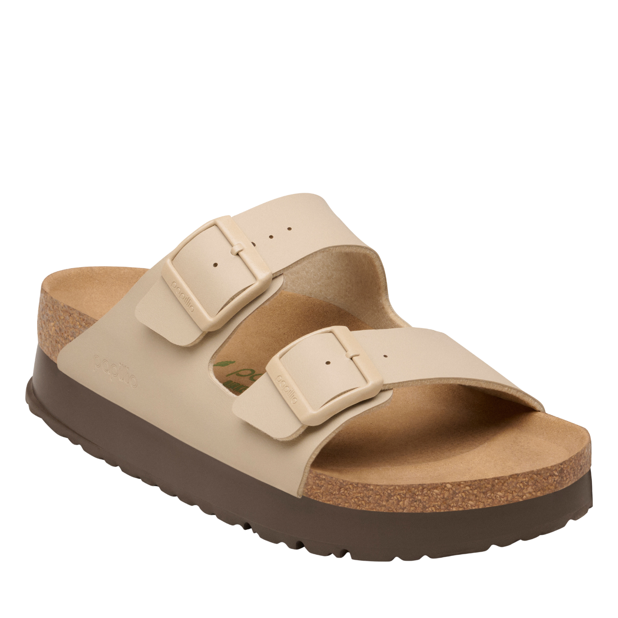 Womens Birkenstock Sandcastle Arizona Flex Platform BF Sandals