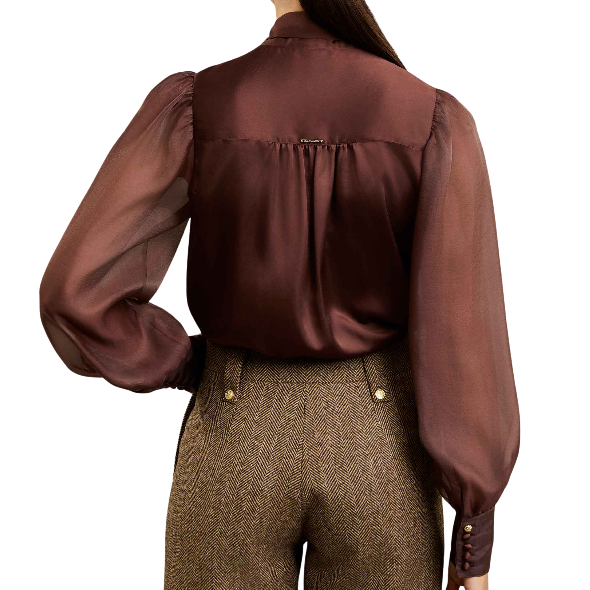 Womens Holland Cooper Chocolate Ariella Blouse