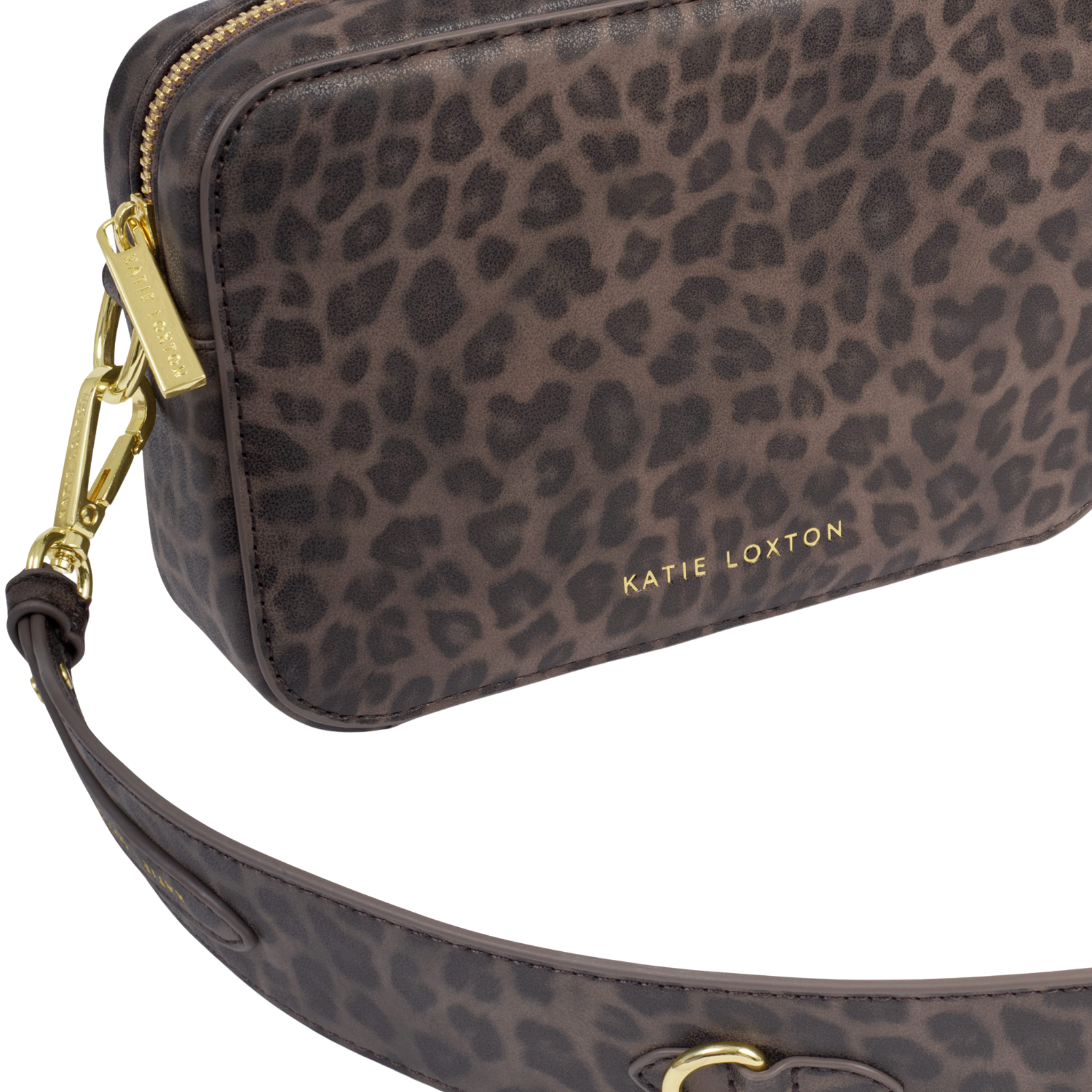 Womens Katie Loxton Leopard Avery Small Crossbody Bag
