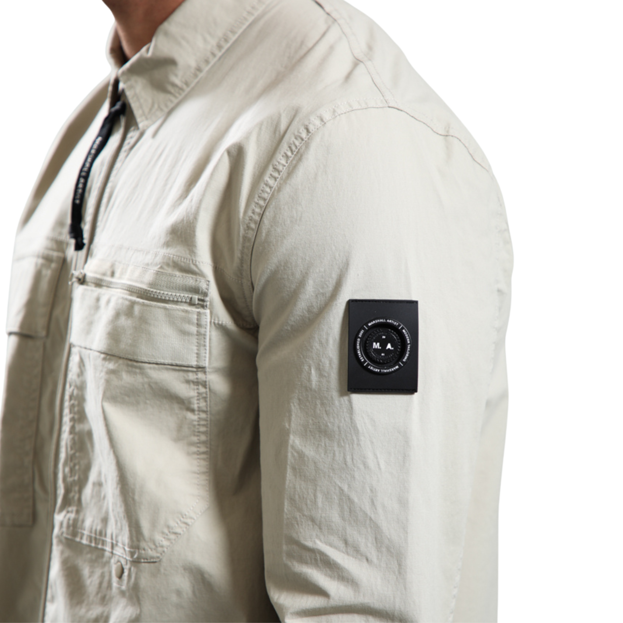 Mens Marshall Artist Stone Vanguard Overshirt