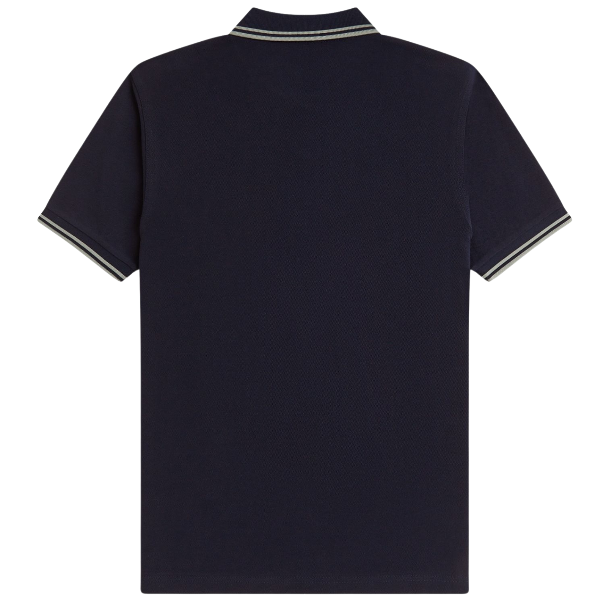 Mens Fred Perry Navy/Seagrass Twin Tipped S/s Polo Shirt
