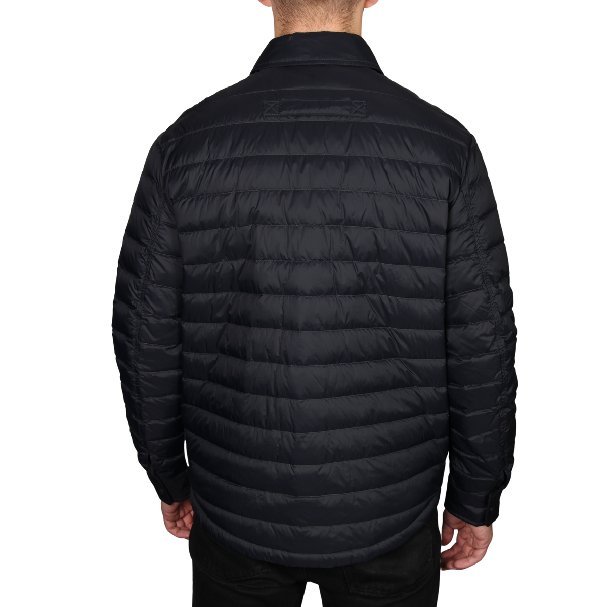 Mens Armani Exhange Deep Navy Down Padded Overshirt