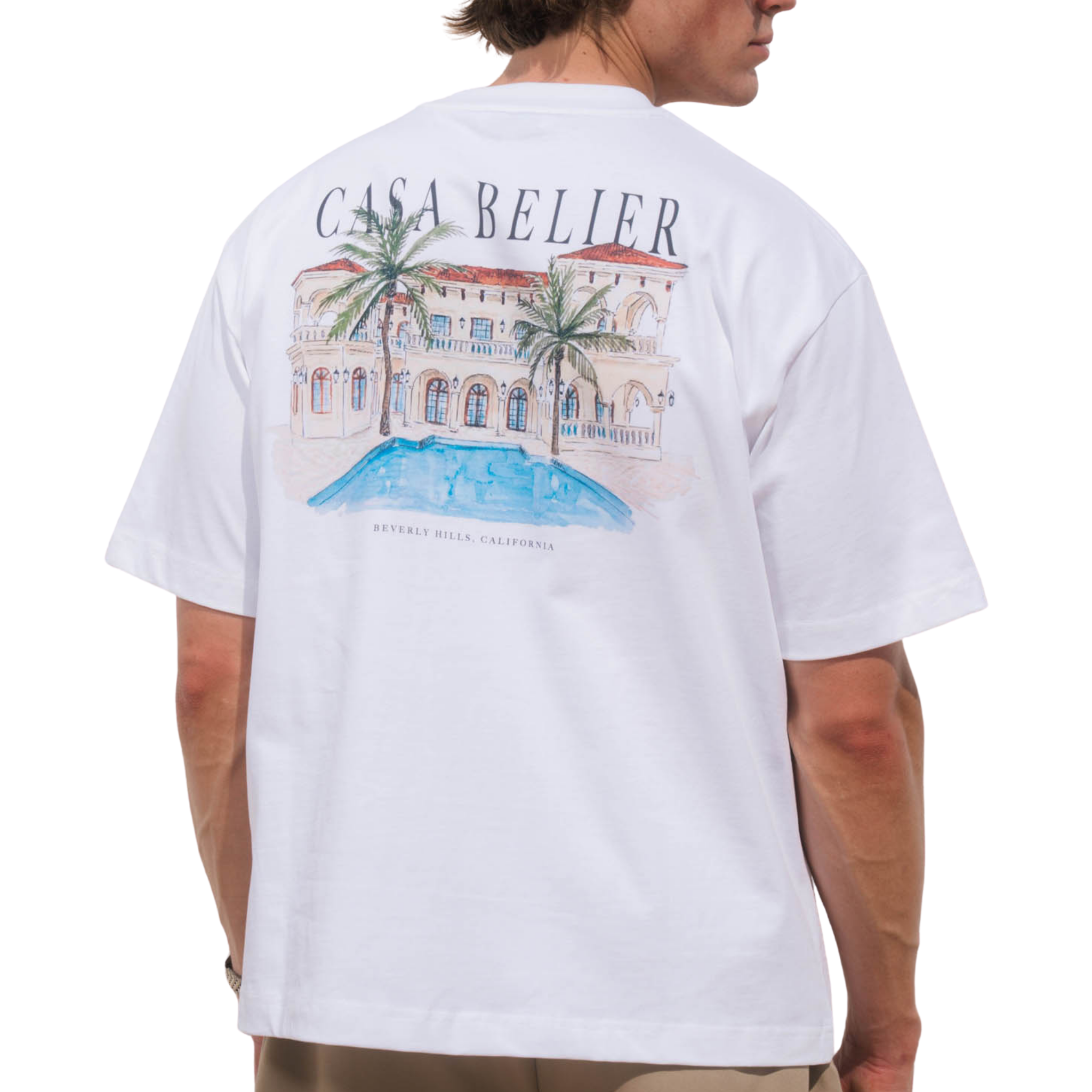 Mens Belier White Casa Belier Graphic S/s T Shirt