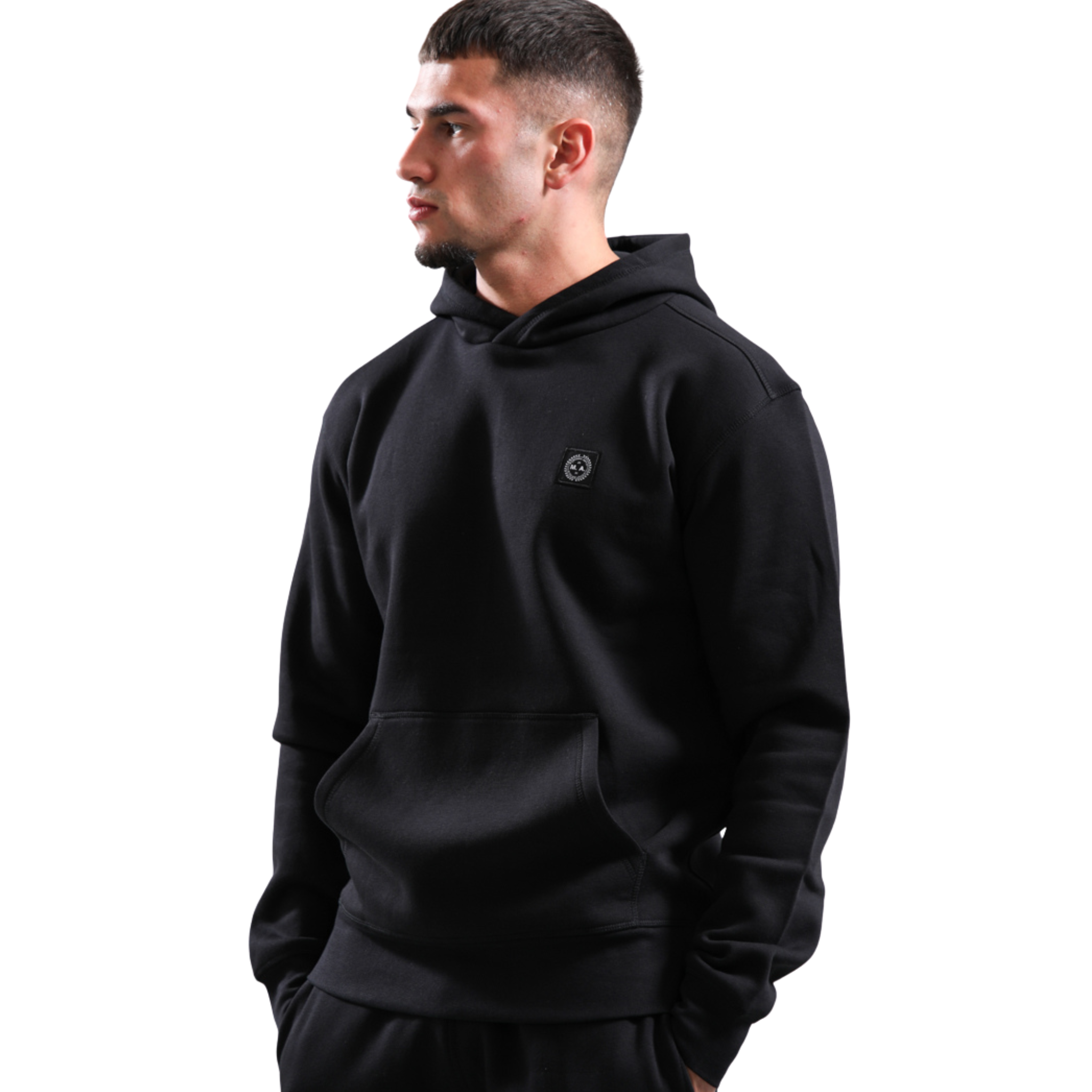 Mens Marshall Artist Black Marchio Hoodie