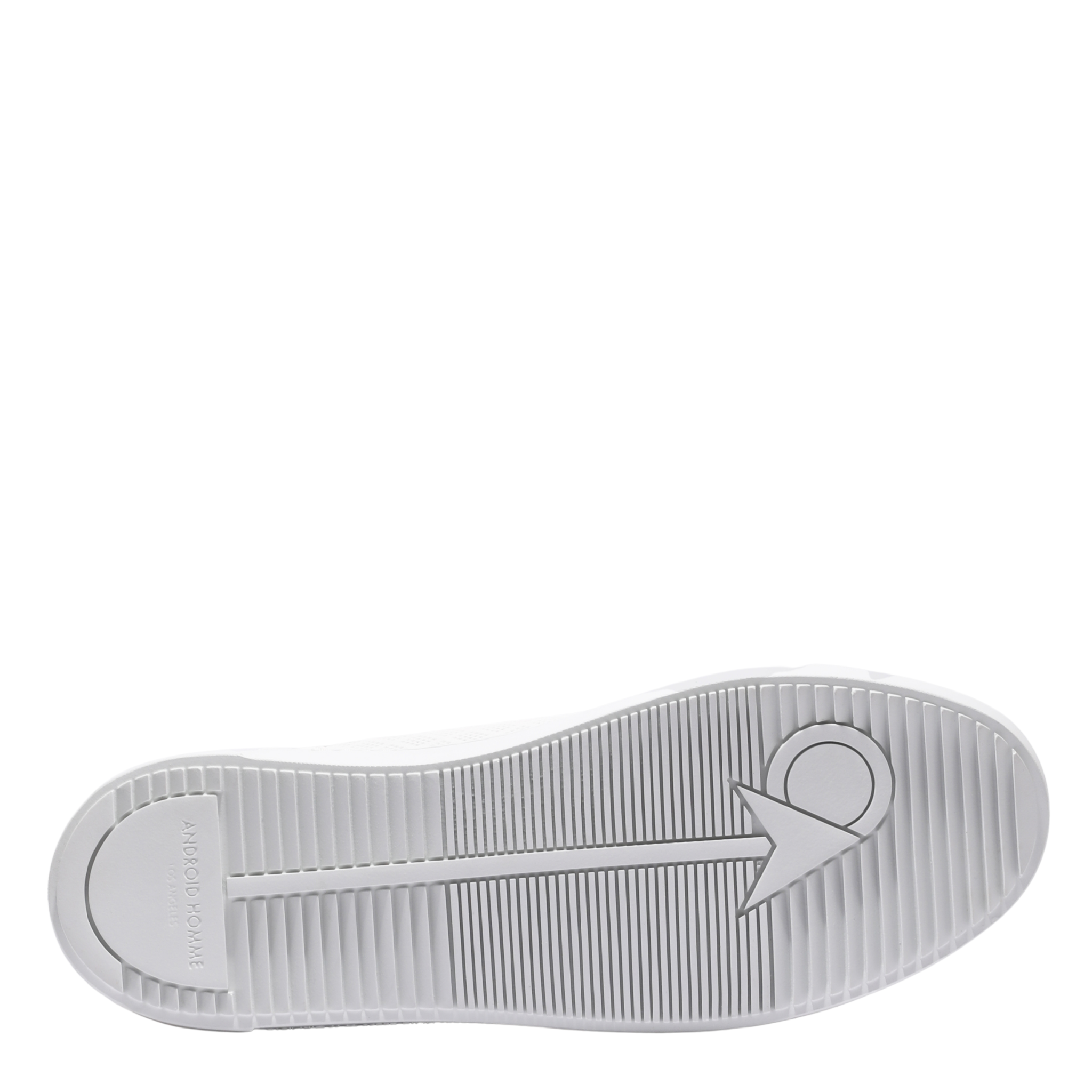 Mens Android Homme White Venice Diamond Perforated Trainers