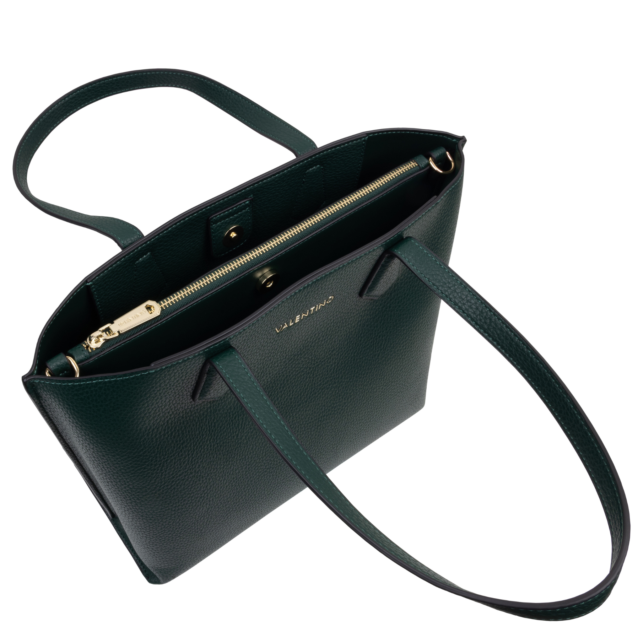 Womens Valentino Bosco Green Fall RE Shopper Bag