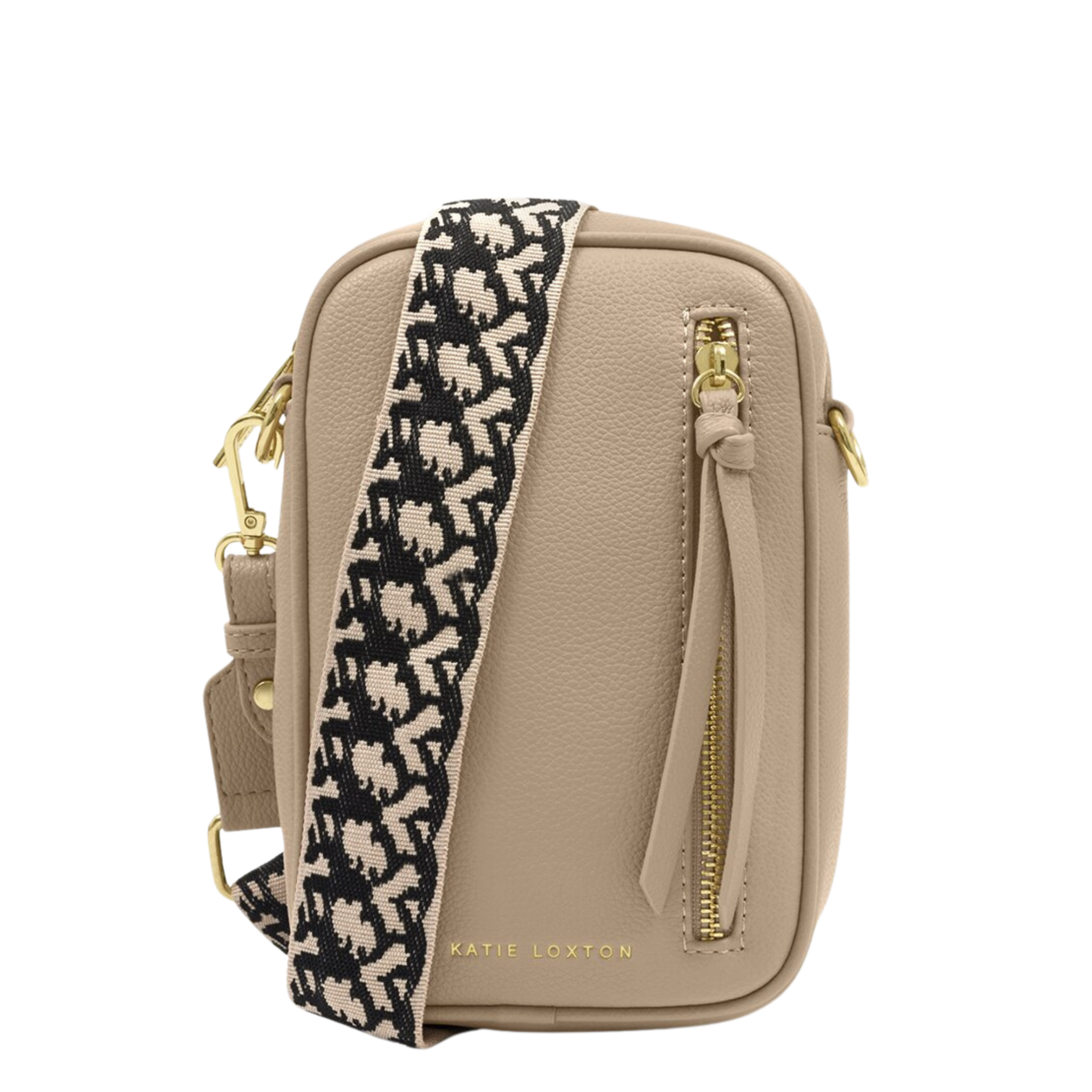 Womens Katie Loxton Light Taupe Hallie Small Crossbody Bag