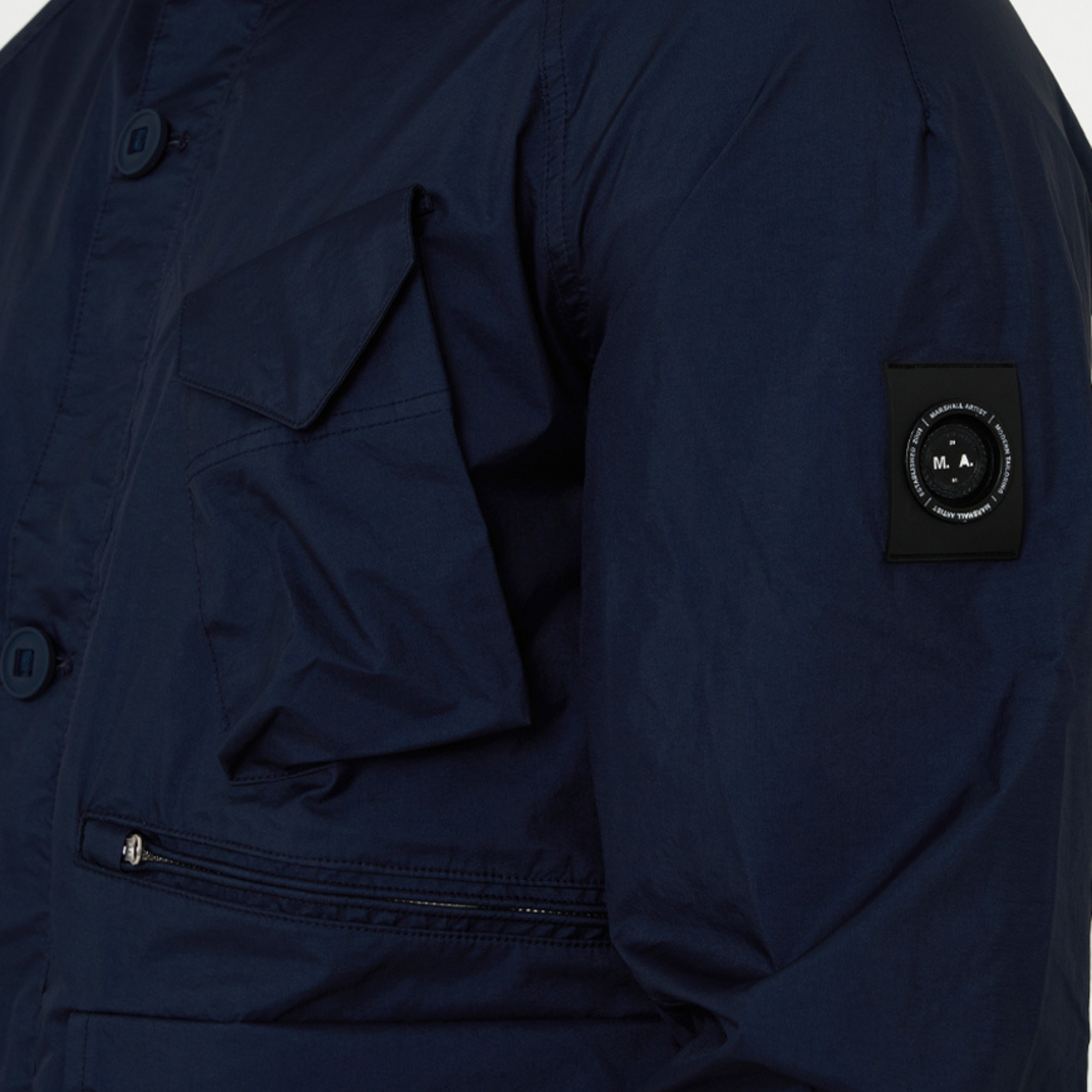 Mens Marshall Artist Navy Coastal Jacket