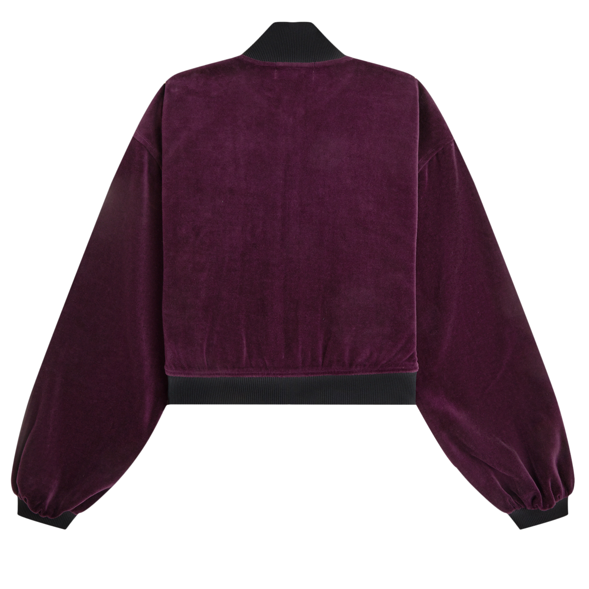 Womens Fred Perry x AW Plum Velour Track Jacket