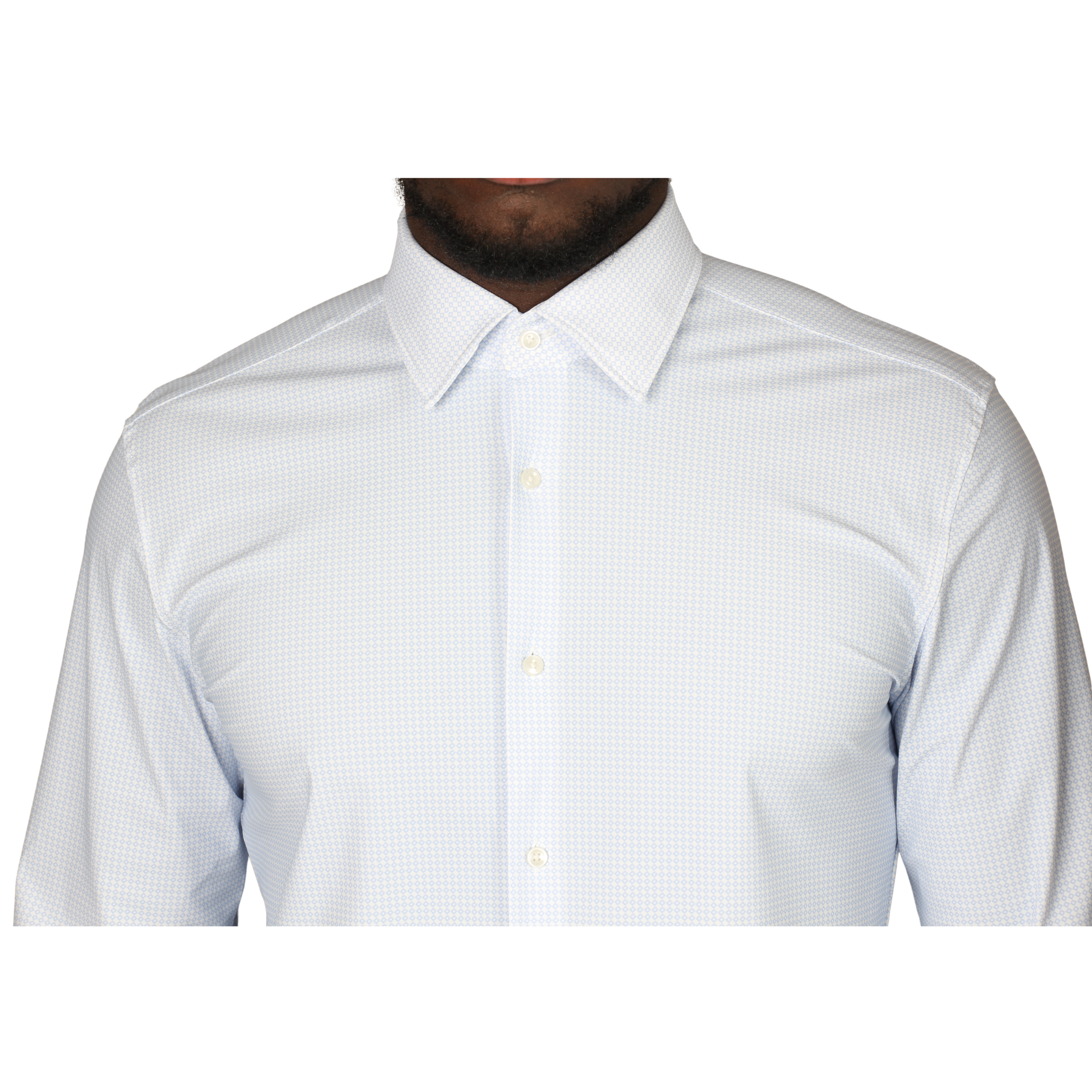 Mens BOSS Light Blue P-Hank-K-261 L/s Shirt