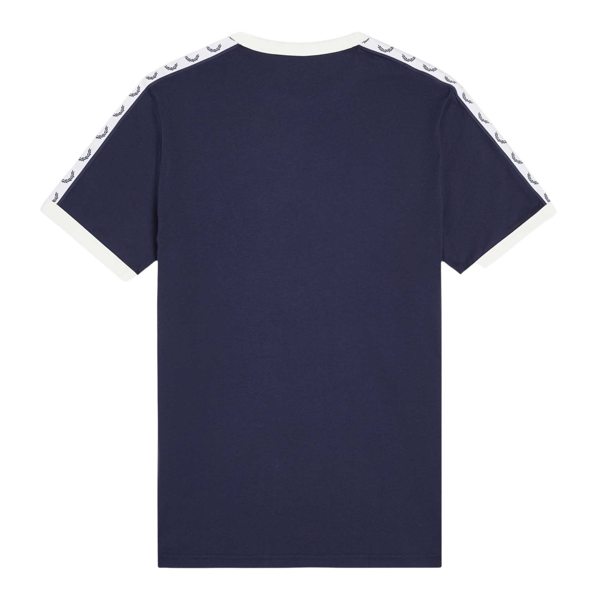 Mens Fred Perry Carbon Blue Taped Ringer S/s T Shirt