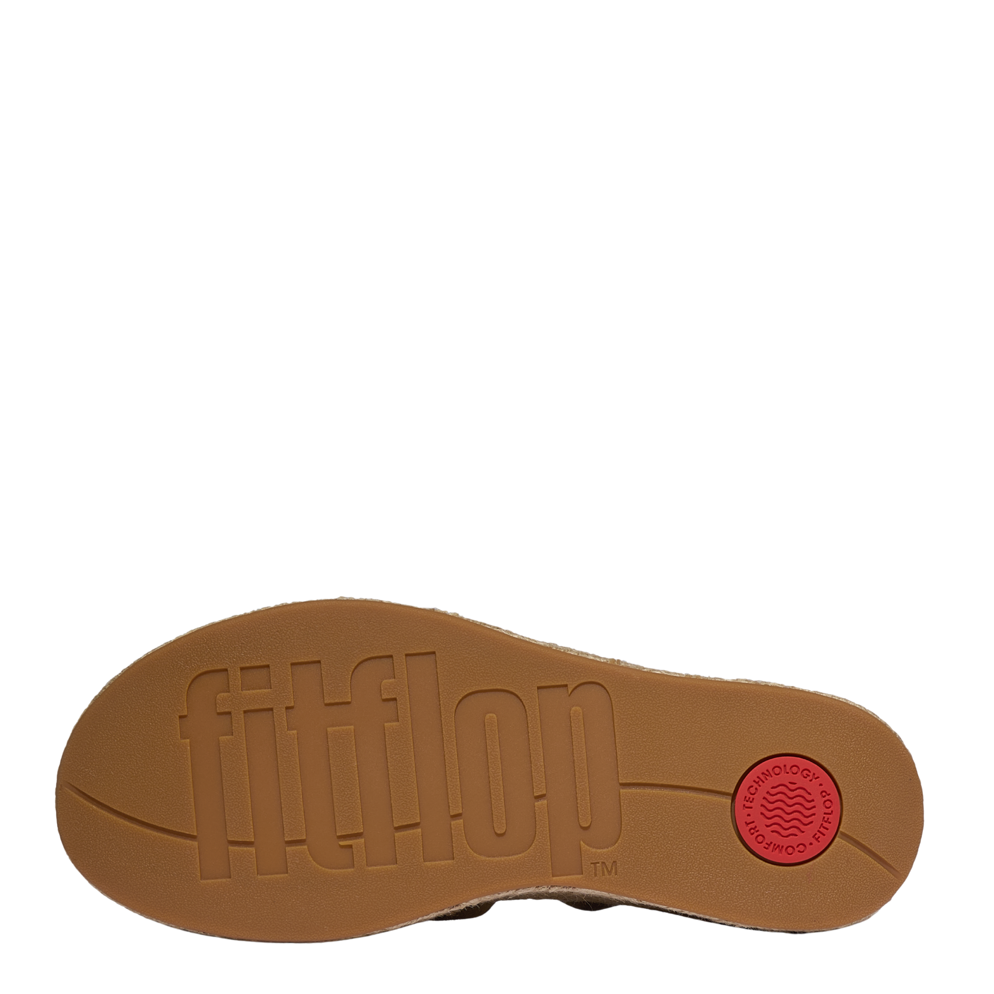 Womens FitFlop Cappuccino Suede Platfforms Fisherman Wedge Sandals