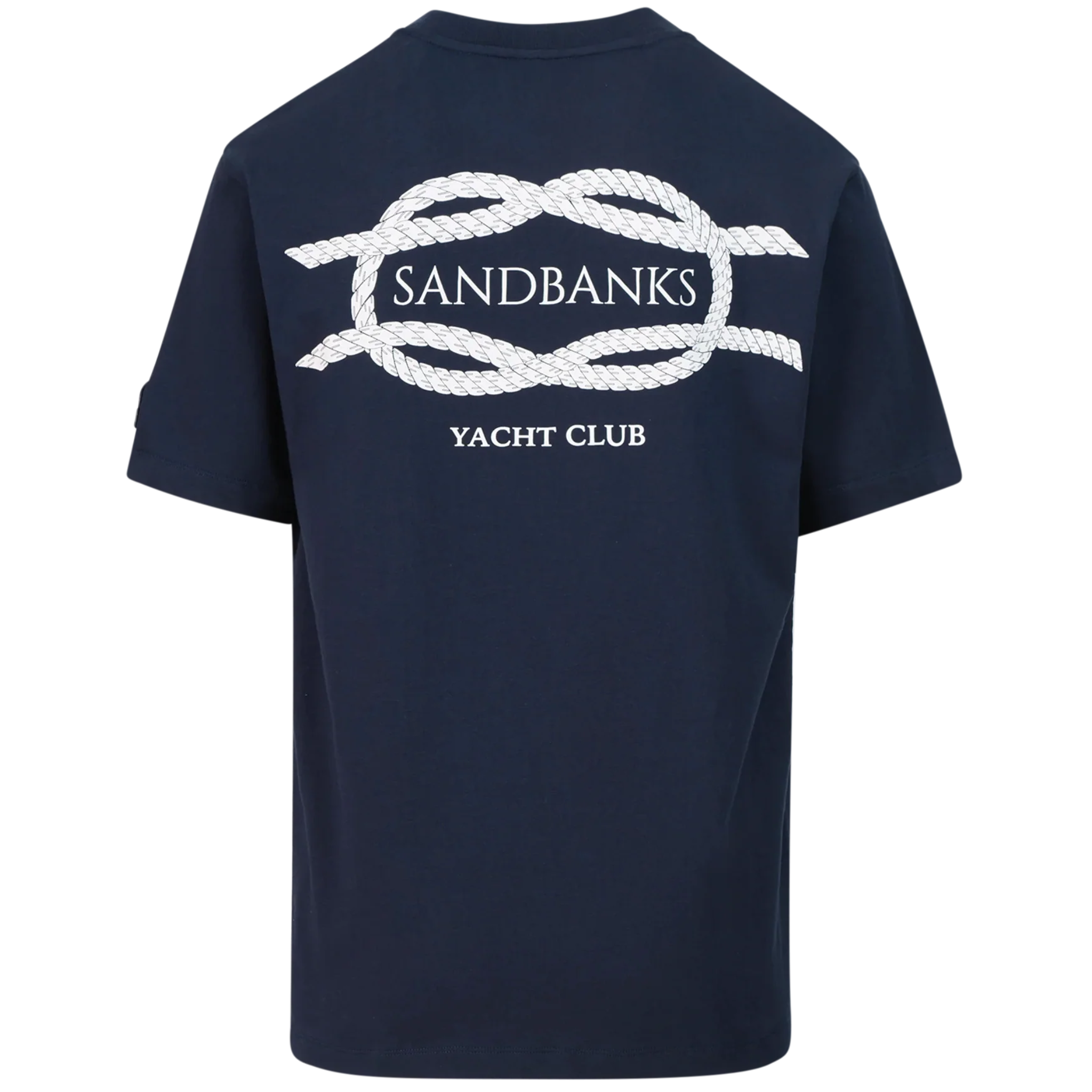 Mens Sandbanks Navy Yacht Club S/s T Shirt