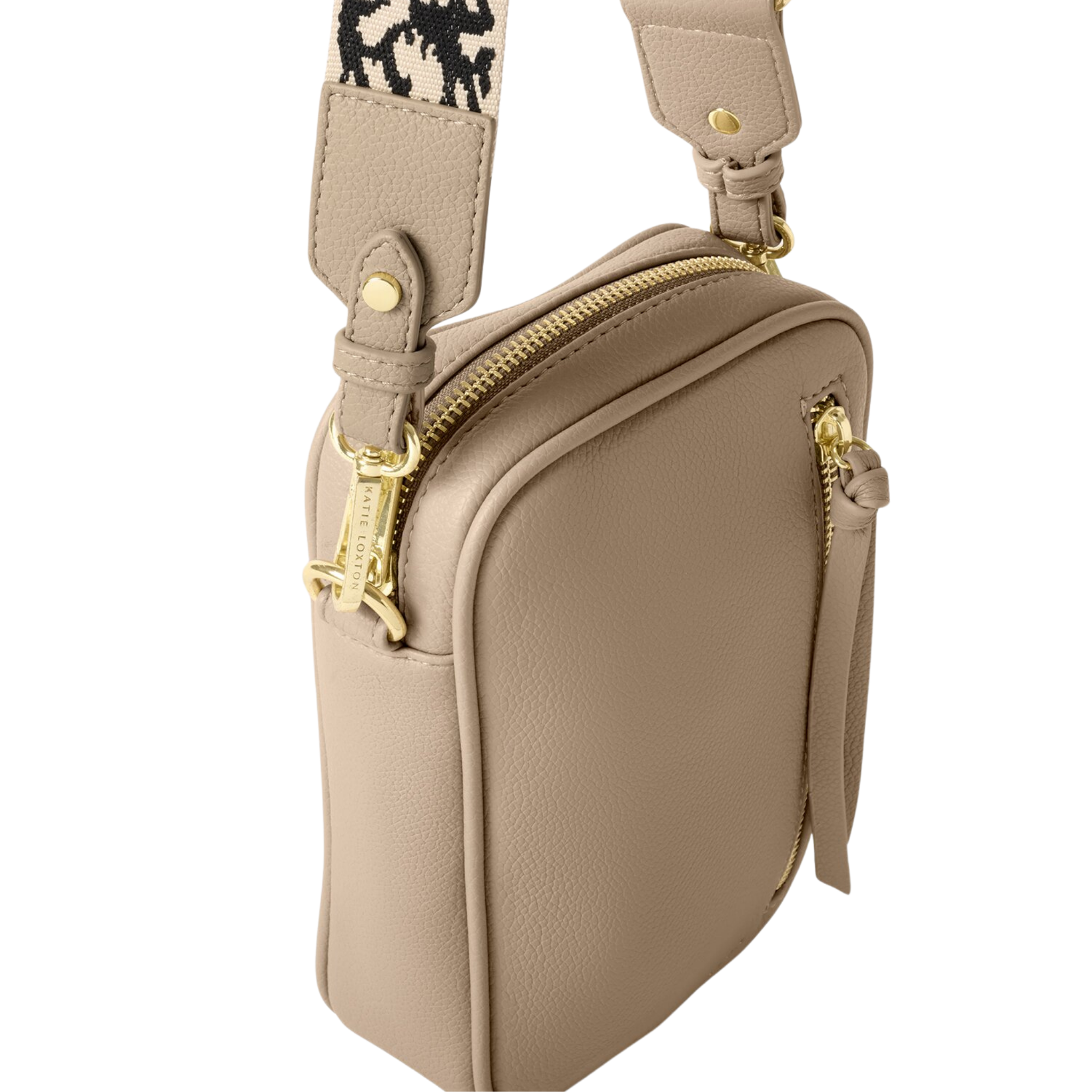 Womens Katie Loxton Light Taupe Hallie Small Crossbody Bag