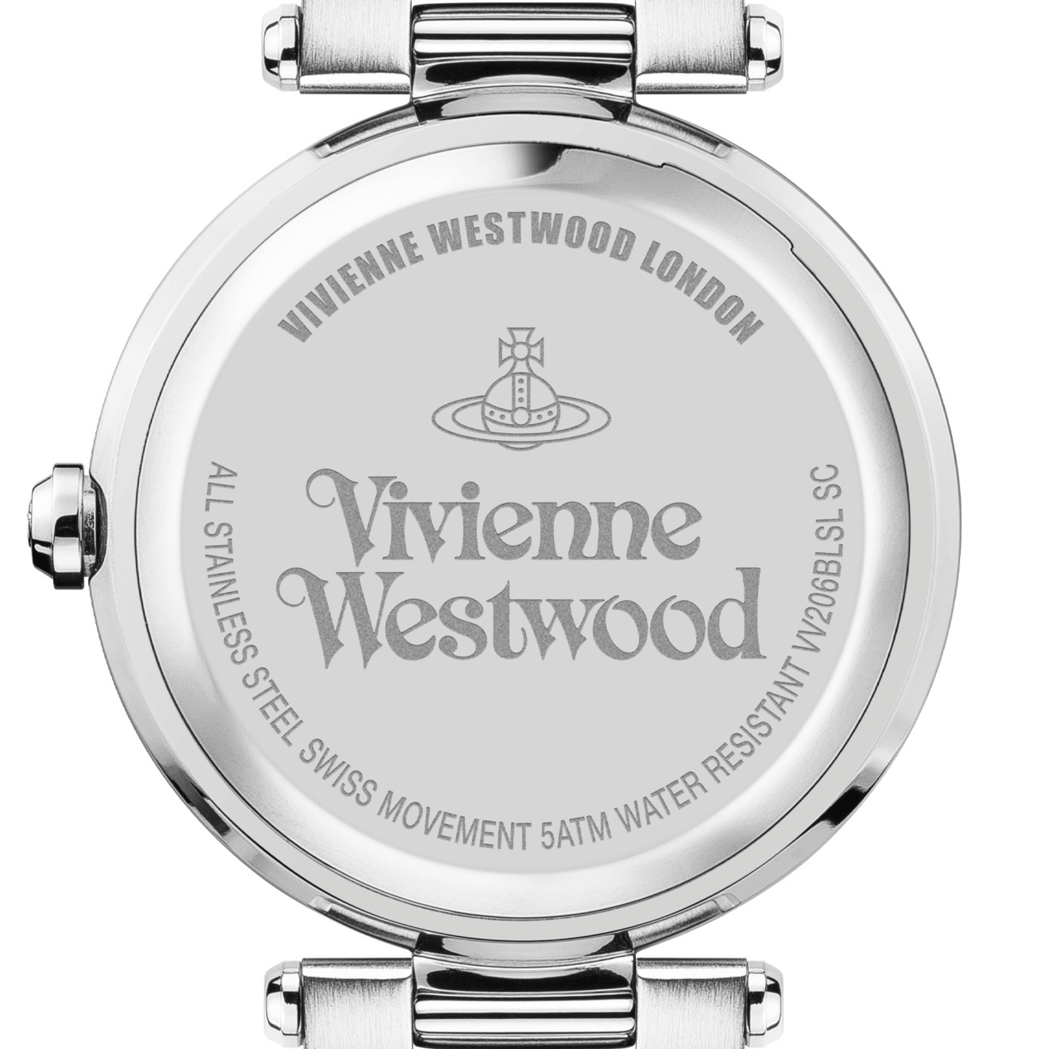 Womens Vivienne Westwood Silver/Blue Montagu Bracelet Watch