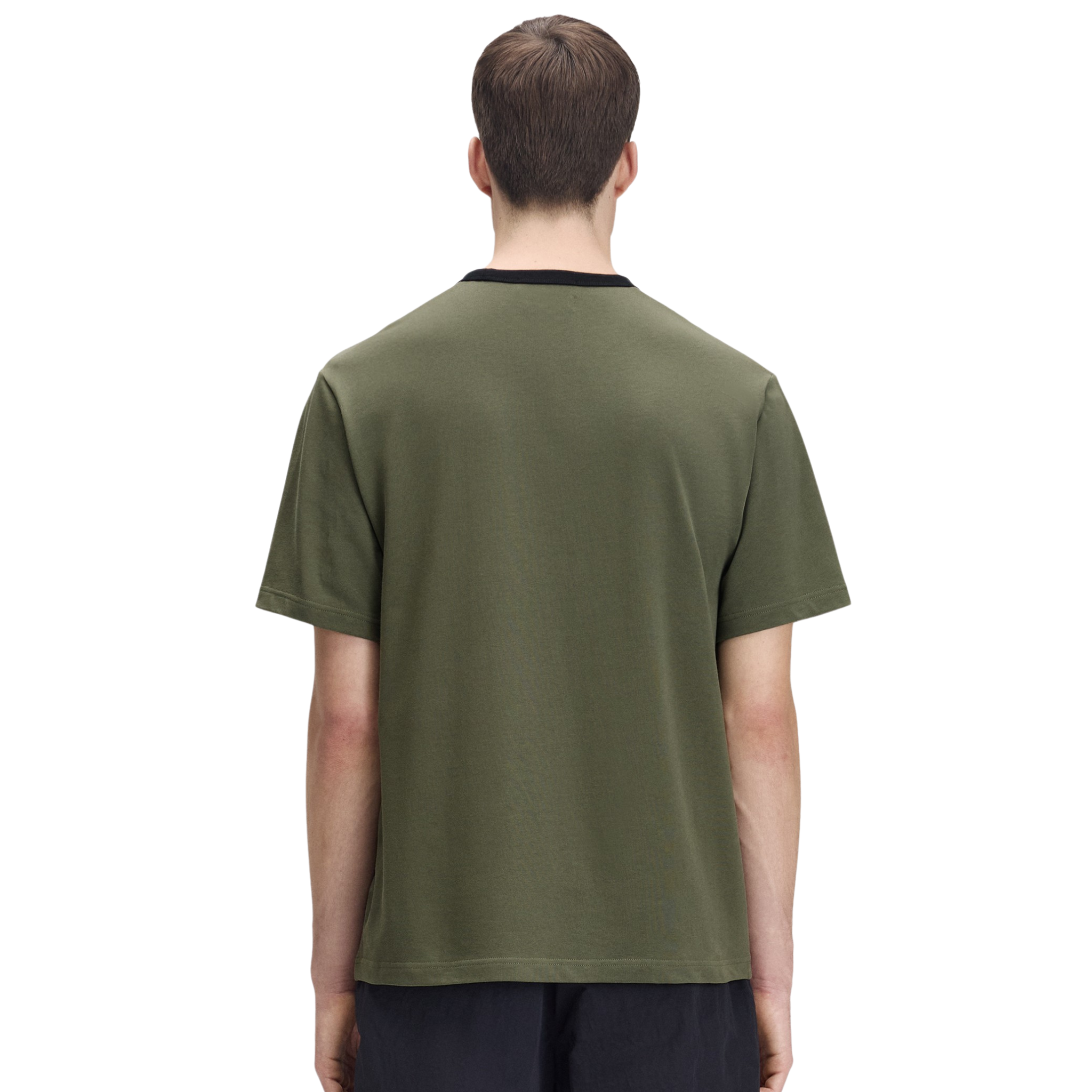 Mens Fred Perry x Meyba Laurel Wreath Green Ringer S/s T Shirt