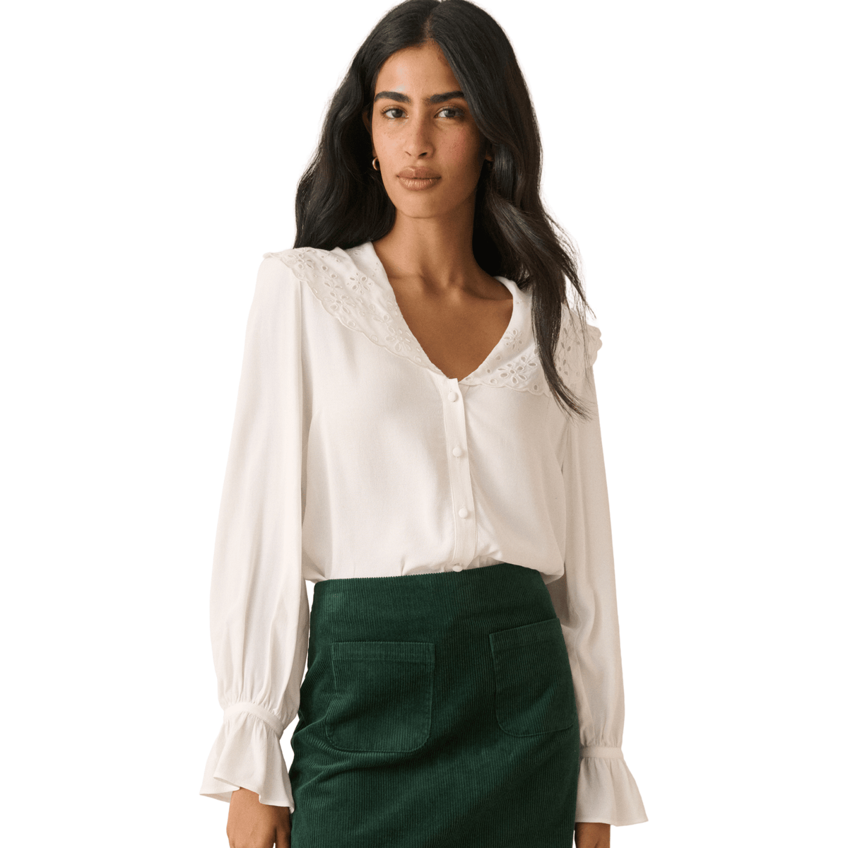 Womens Nobody's Child Cream Briar Blouse