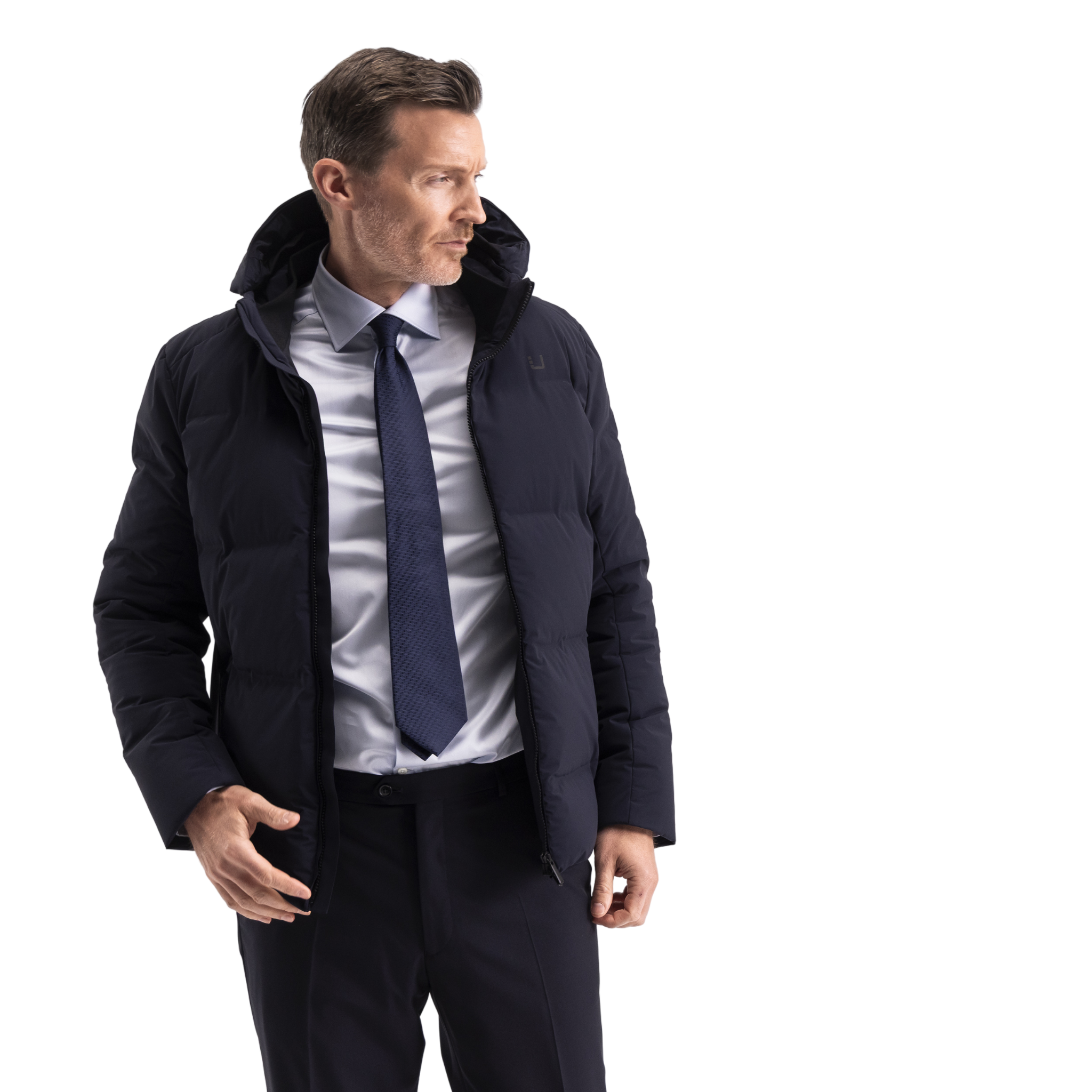 Mens UBR Navy Bolt XP Down Jacket