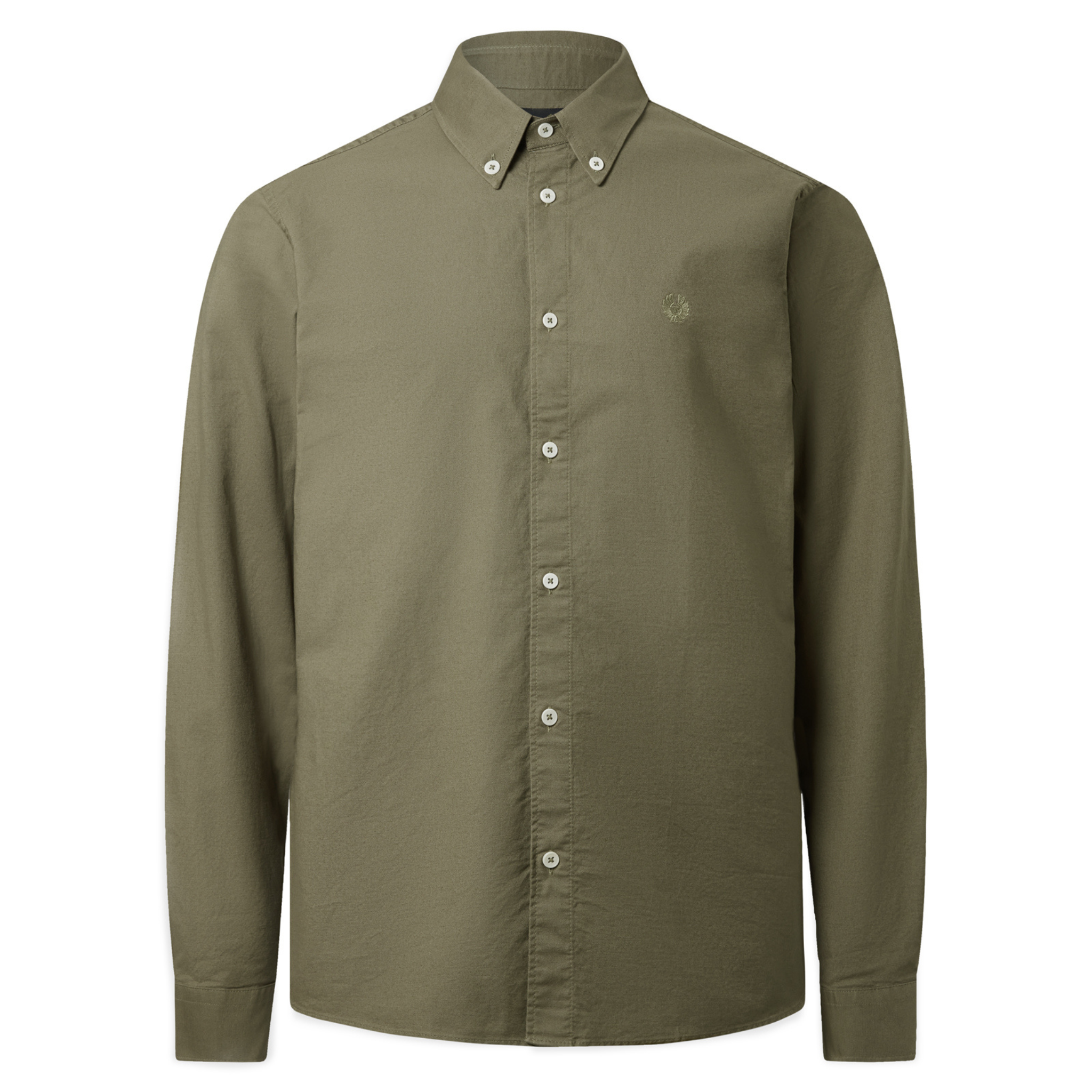 Mens Belstaff Khaki Green Street L/s Shirt