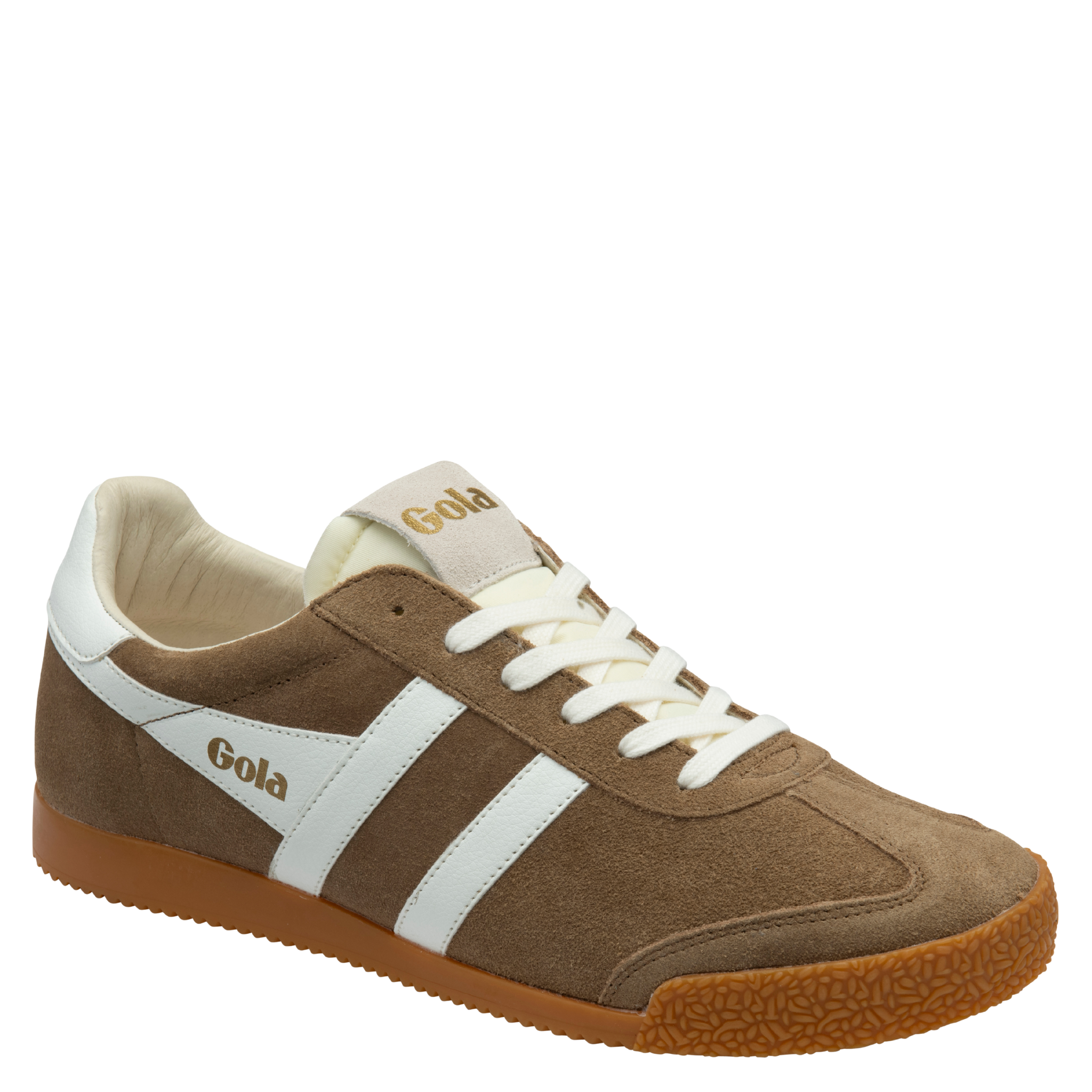 Mens Gola Tobacco/White Elan Trainers