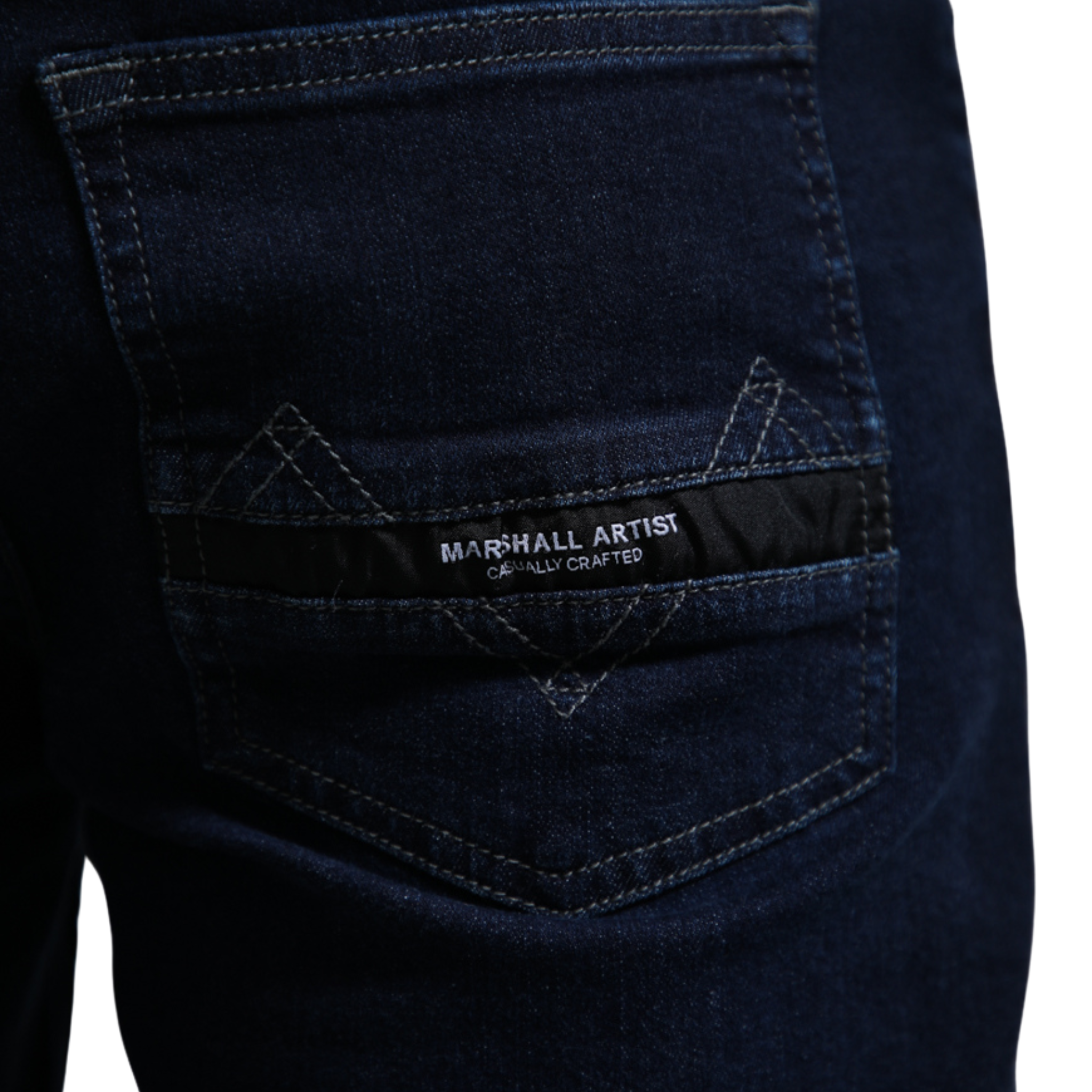Mens Marshall Artist Indigo Rinse Marshall Fit Jeans