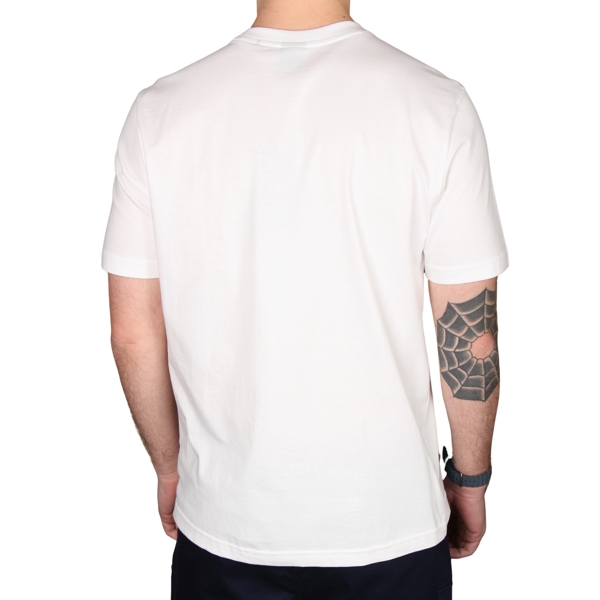 Mens BOSS White Te_Bass S/s T Shirt