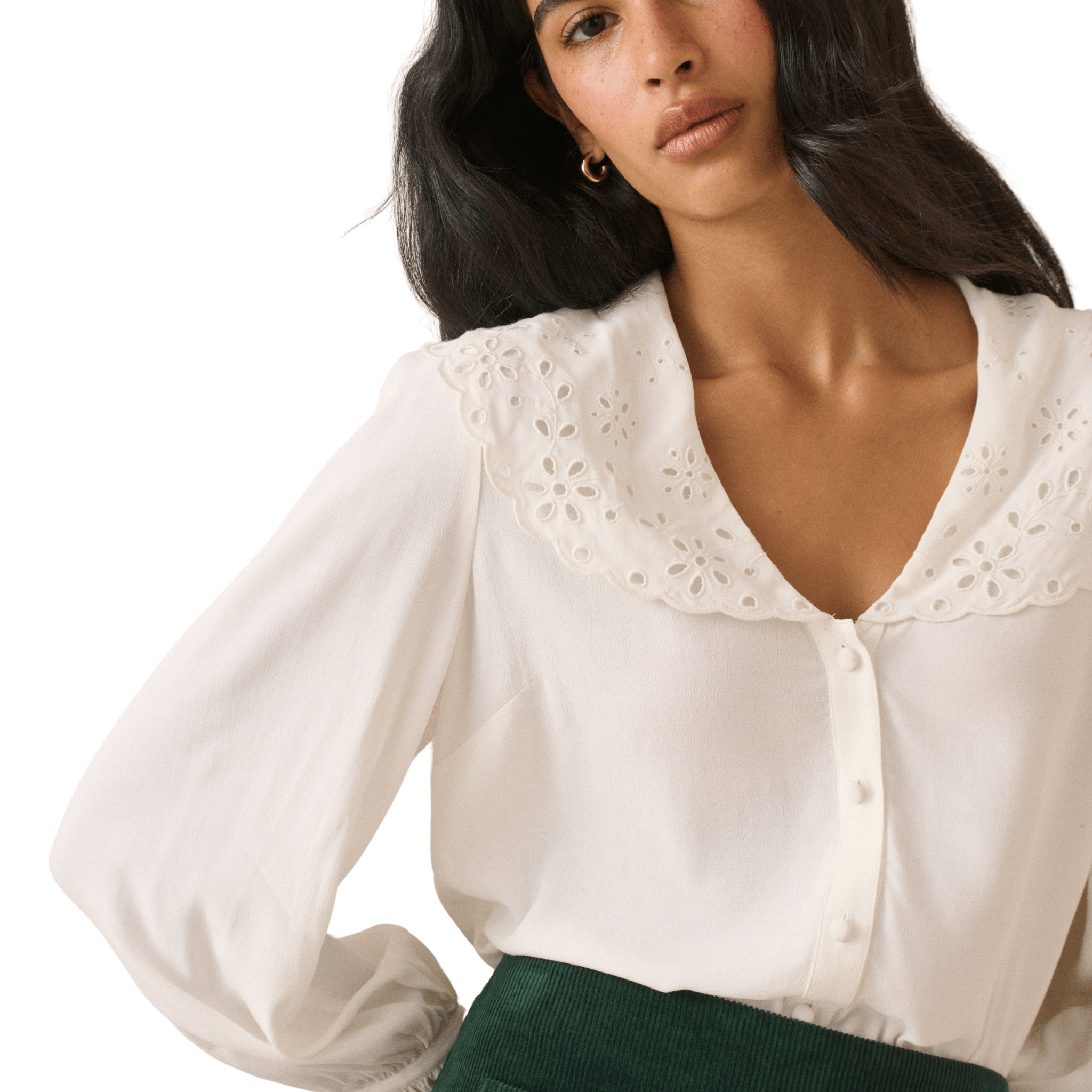 Womens Nobody's Child Cream Briar Blouse