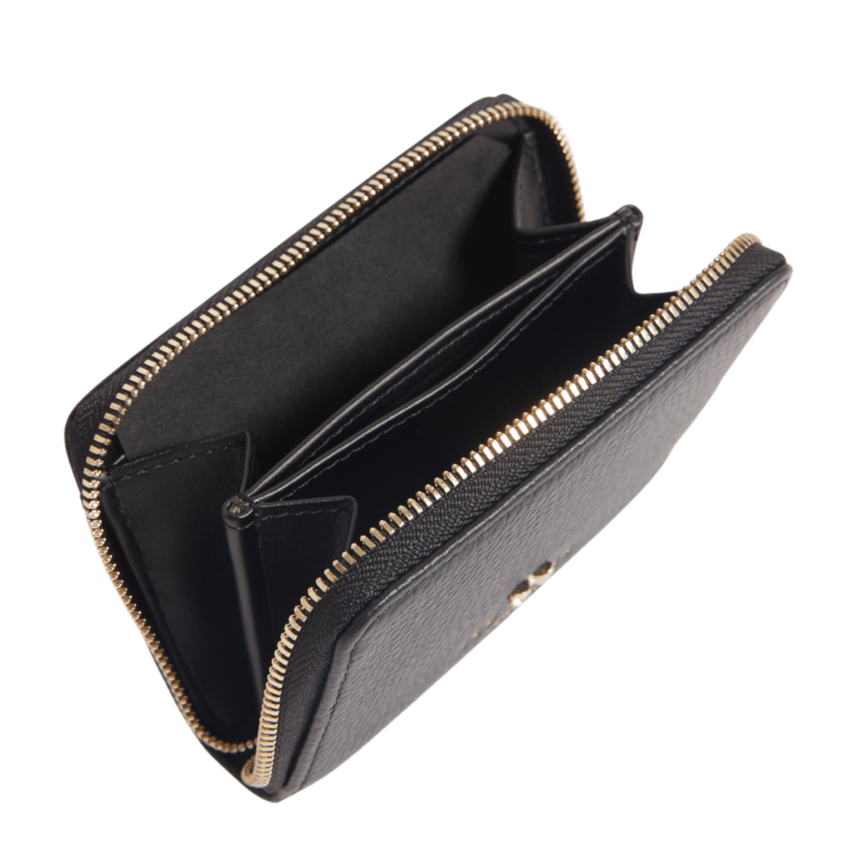 Womens Ted Baker Black Bow Detail Small Zip Around Purse