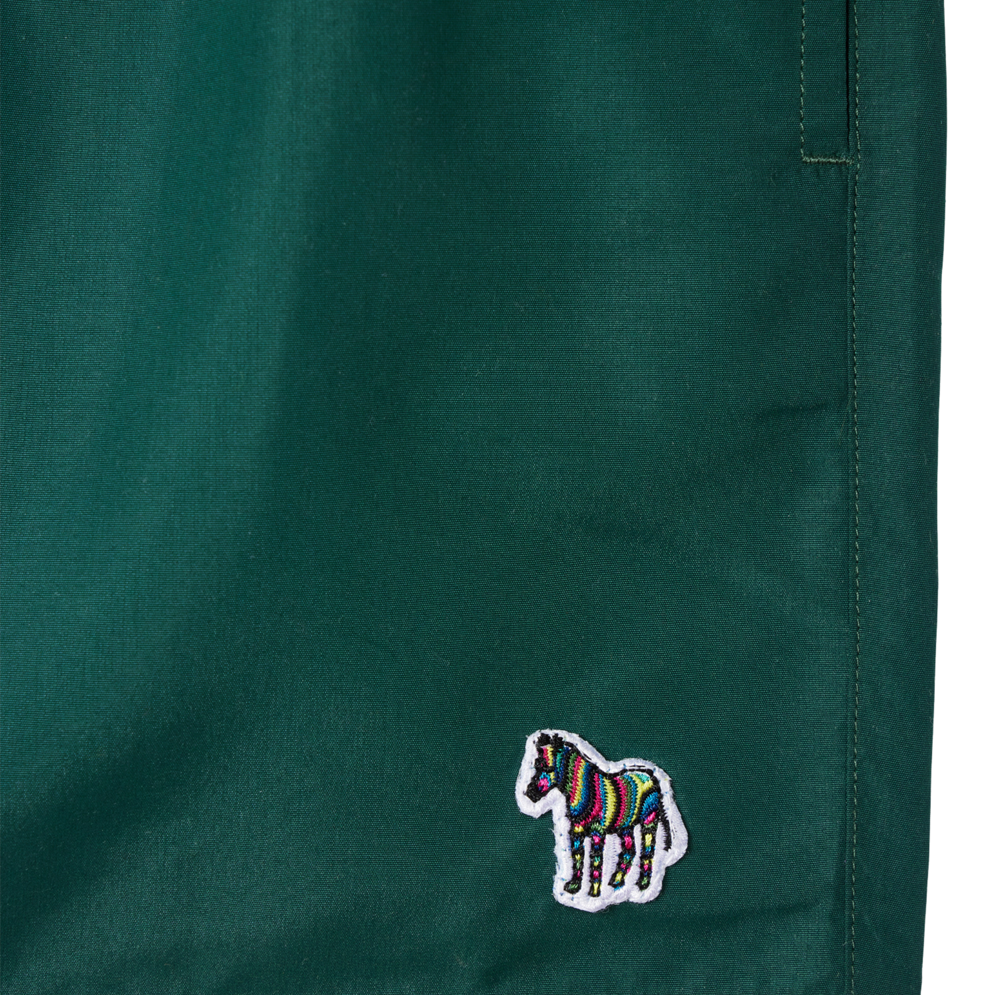 Mens Paul Smith Teal Zebra Badge Swim Shorts