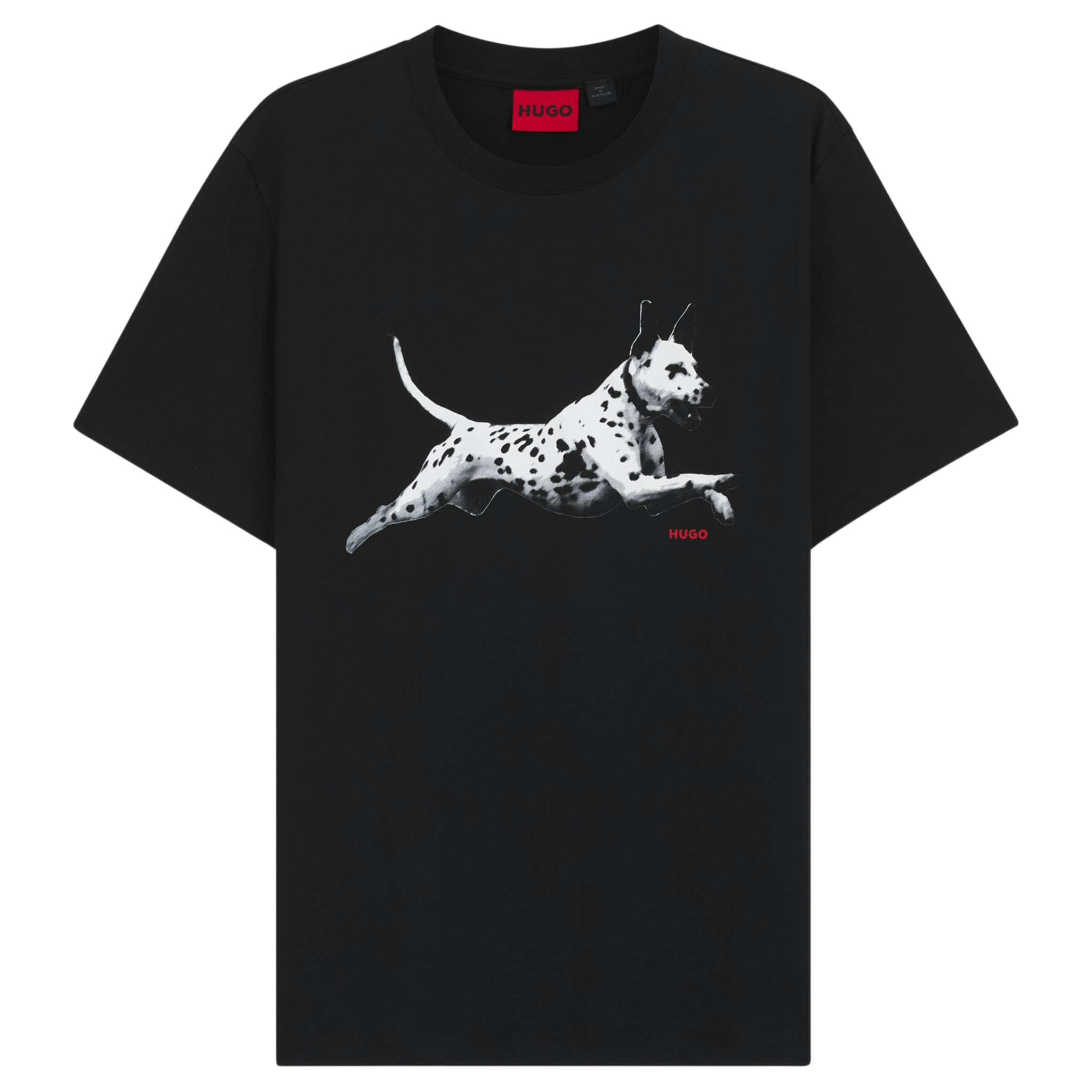 Mens HUGO Black Dirunn S/s T Shirt