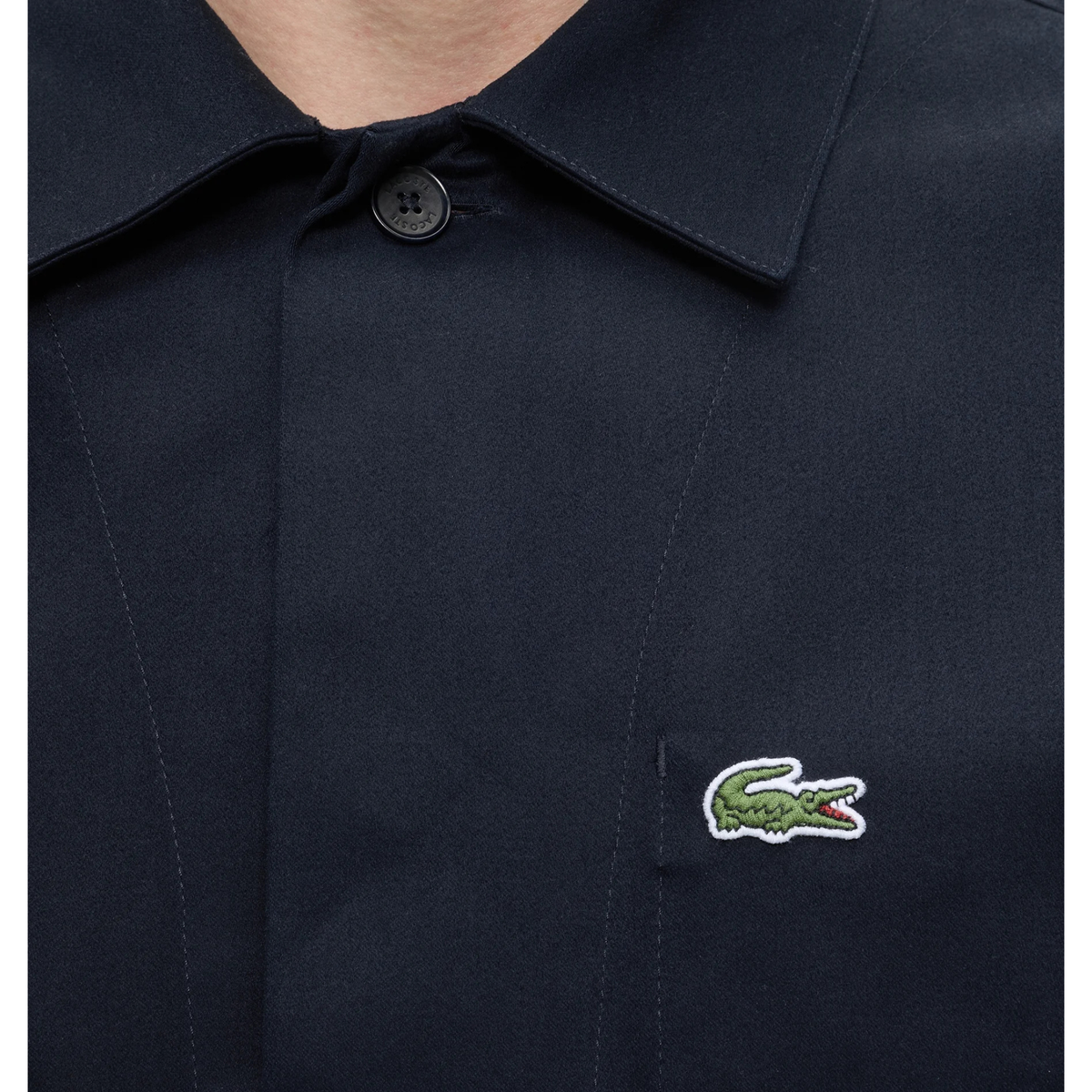 Mens Lacoste Abysm Navy Twill Overshirt