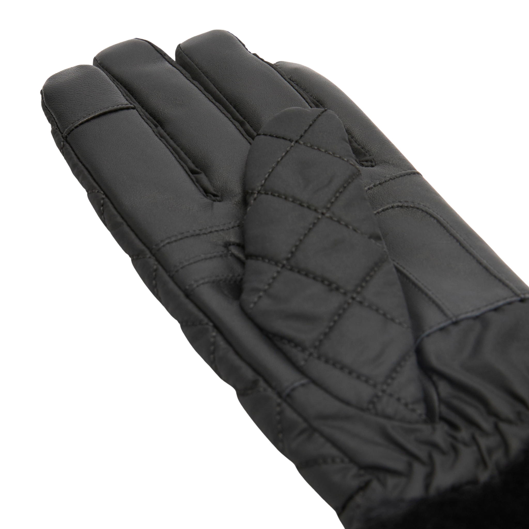 Womens Barbour Black Norwood Gloves