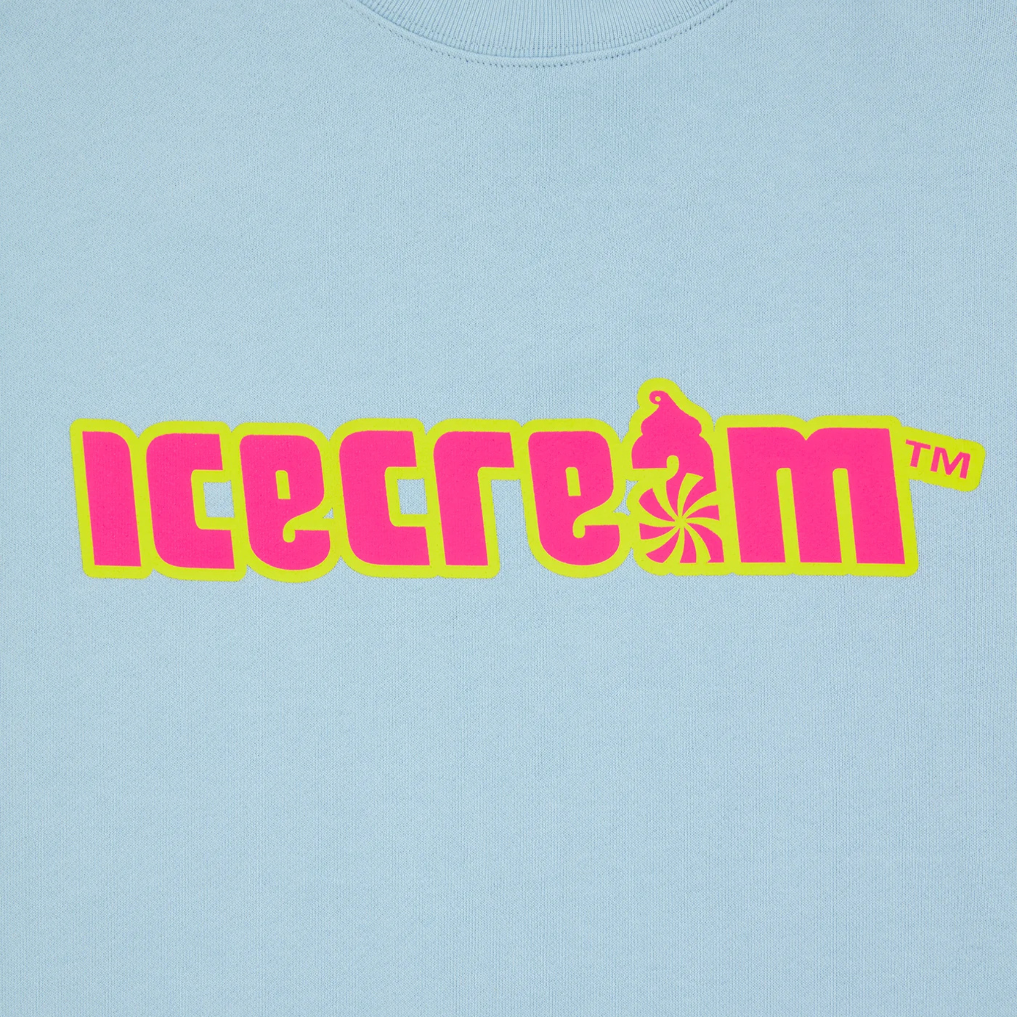 Mens ICECREAM Blue Soft Serve Crewneck Sweatshirt