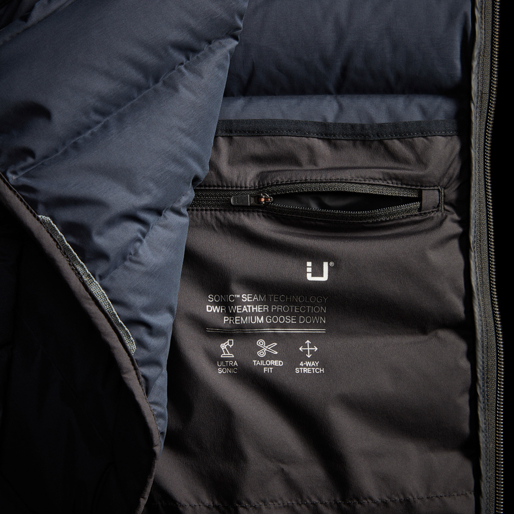 Mens UBR Navy Sonic Vest Gilet