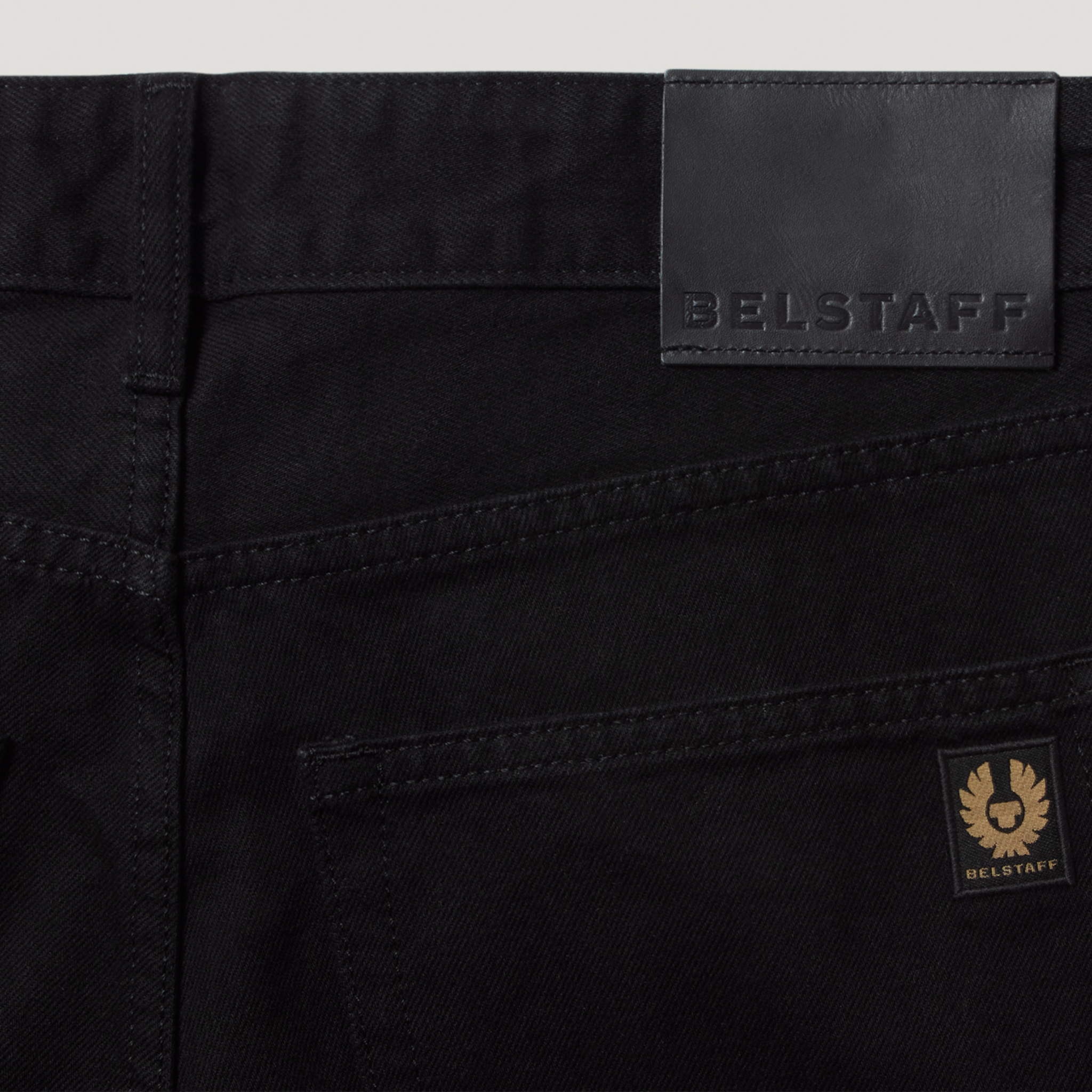 Mens Belstaff Black B69 Regular Fit Jeans