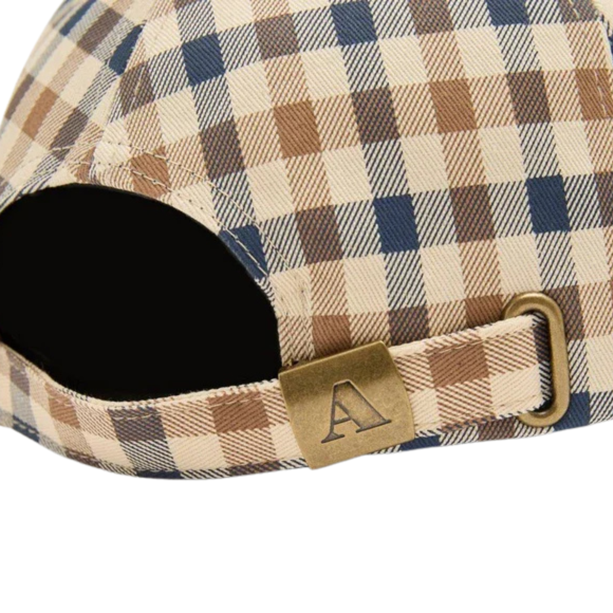 Mens Aquascutum Cotton Club Check Cap